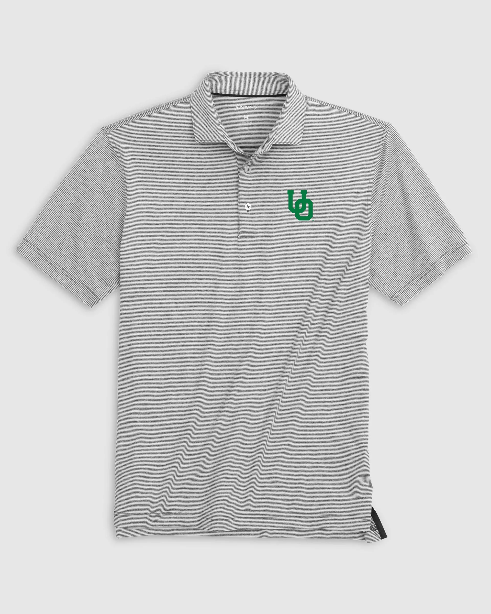 University of Oregon Lyndon Striped Jersey Performance Polo sold by Johnnie-O product image thumbnail 2
