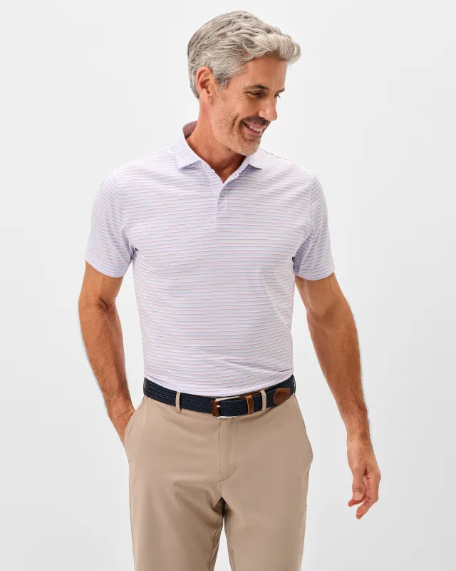 Performance Jersey Polo - Rez Stripe made by Johnnie-O