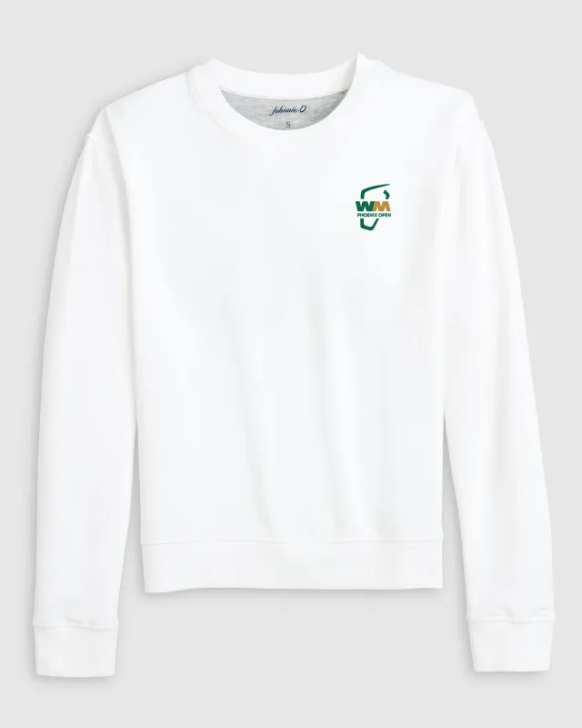 Women's WM Phoenix Open Penny Crewneck Sweatshirt made by Johnnie-O