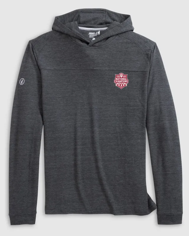 Indiana Remmy Midweight Performance Hoodie - 2025 CFP Champions sold by Johnnie-O