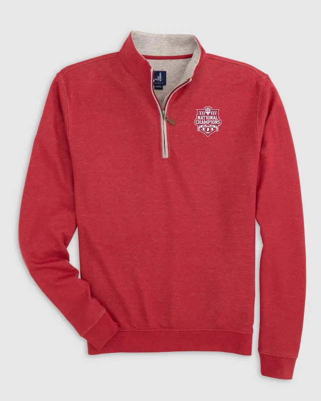 Indiana Sully 1/4 Zip - 2025 CFP Champions sold by Johnnie-O