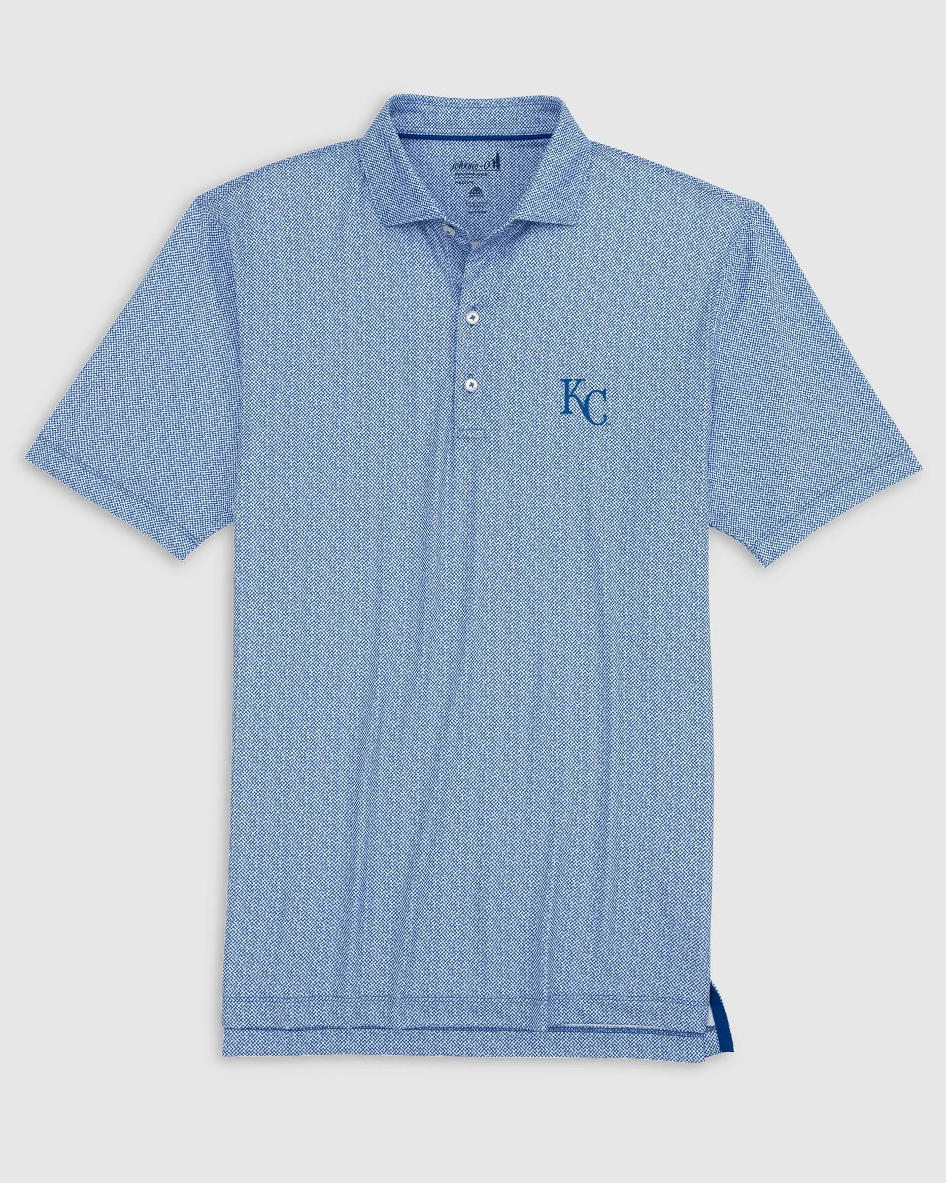 Kansas City Royals Hinson Printed Jersey Performance Polo sold by Johnnie-O product image thumbnail 3