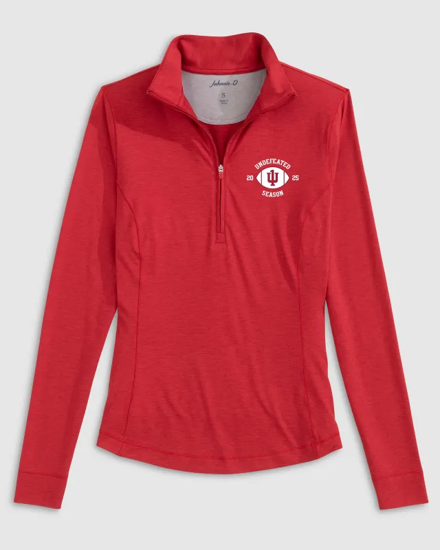 Indiana Susie Performance 1/4 Zip - Undefeated 2025 Logo sold by Johnnie-O