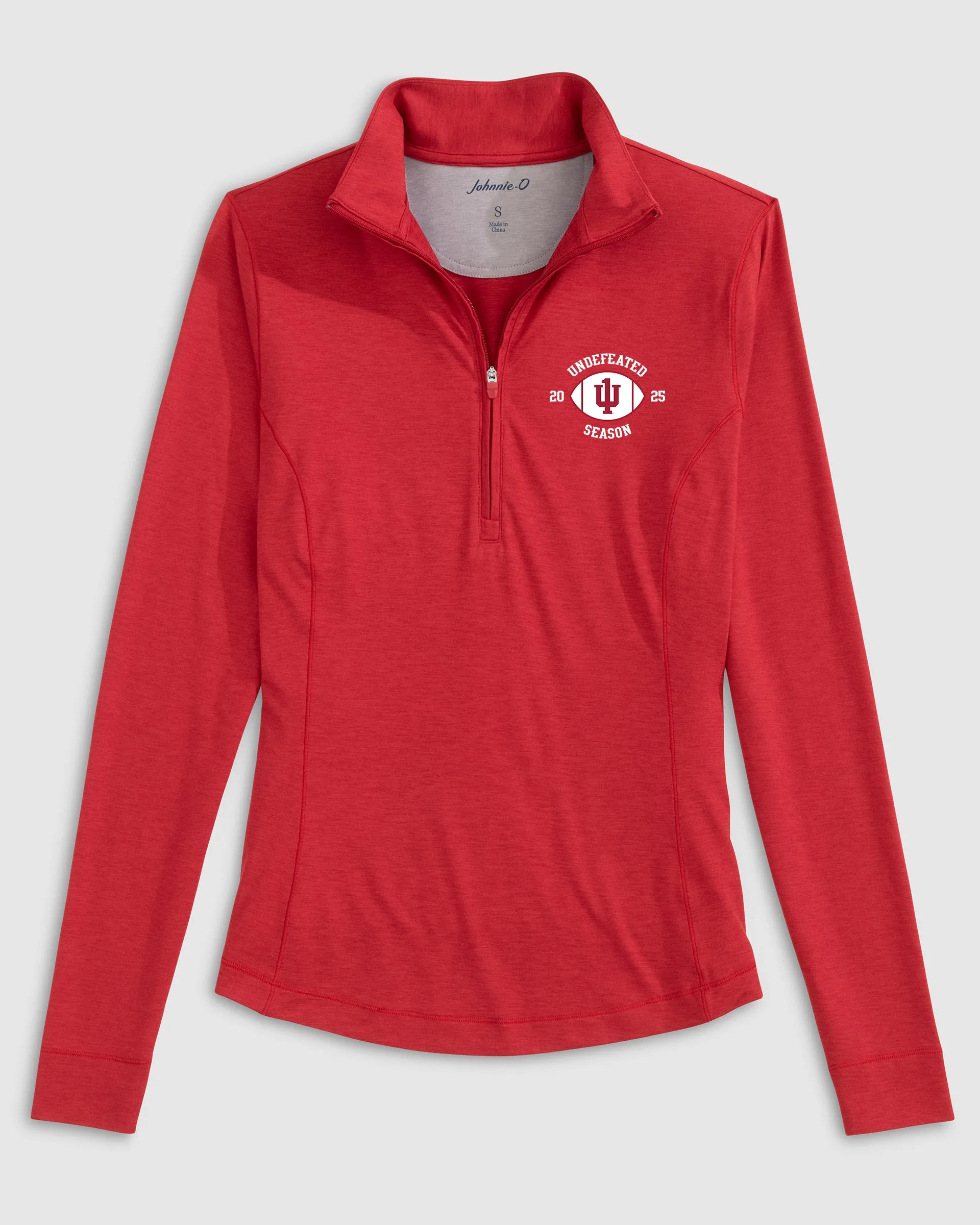 Indiana Susie Performance 1/4 Zip - Undefeated 2025 Logo sold by Johnnie-O