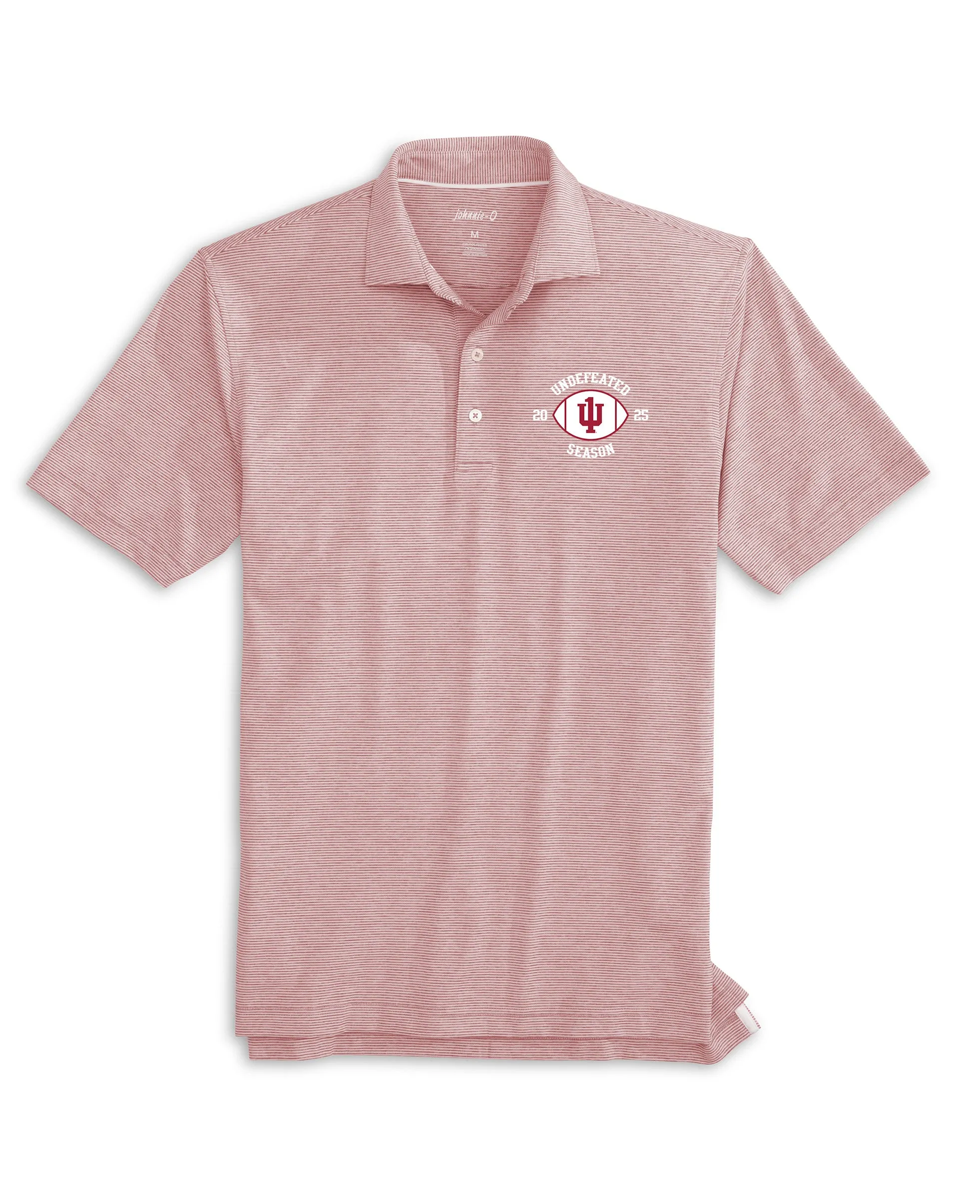 Indiana Lyndonn Striped Performance Jersey Polo - Undefeated 2025 Logo sold by Johnnie-O product image thumbnail 2