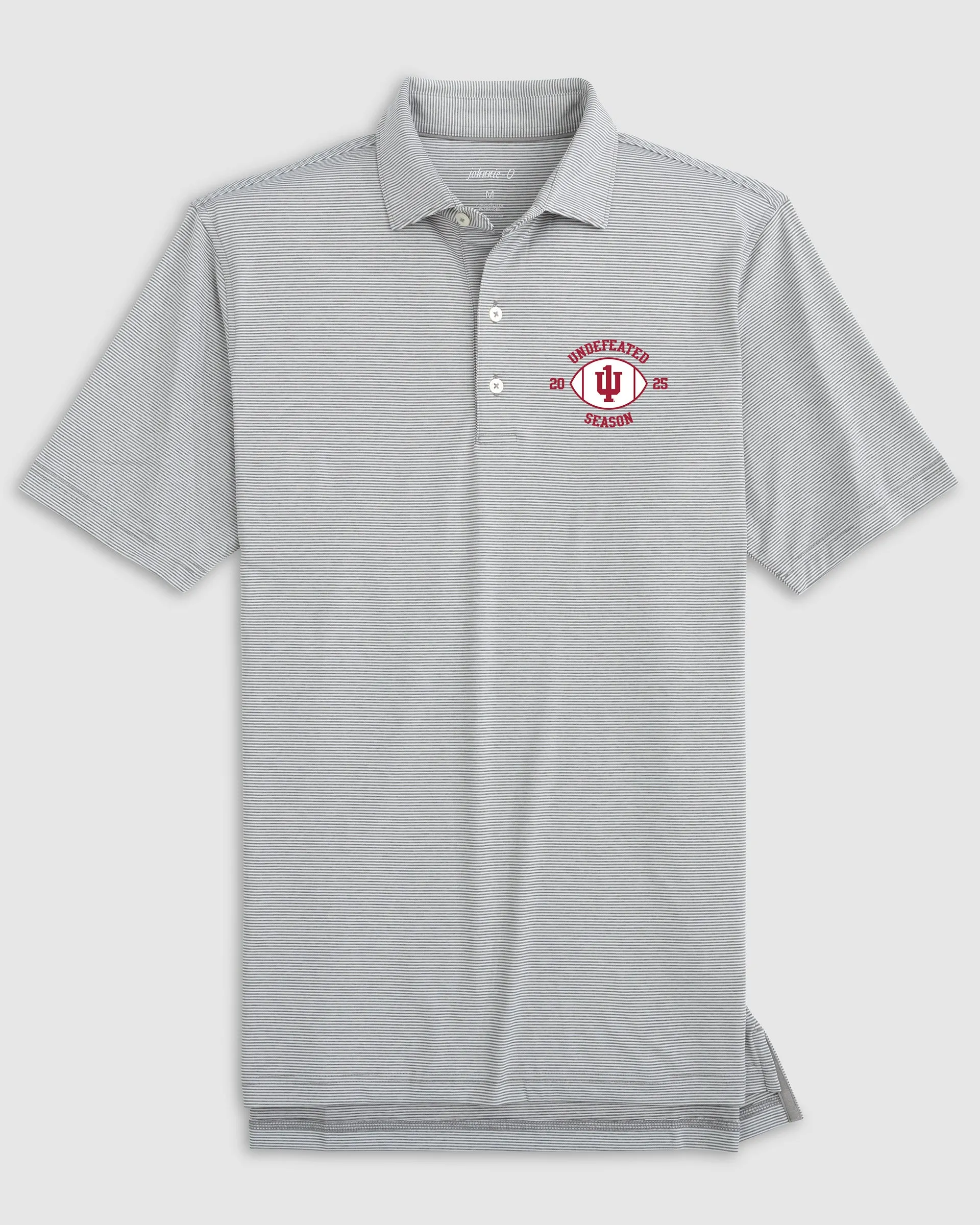 Indiana Lyndonn Striped Performance Jersey Polo - Undefeated 2025 Logo sold by Johnnie-O product image thumbnail 3