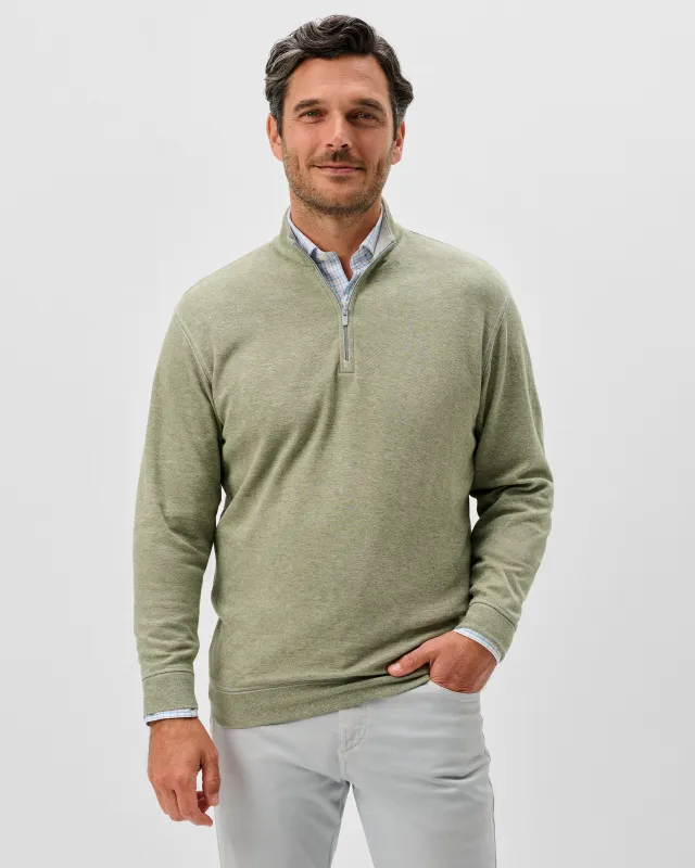 Hanks "Lightweight Sully" 1/4 Zip Pullover sold by Johnnie-O