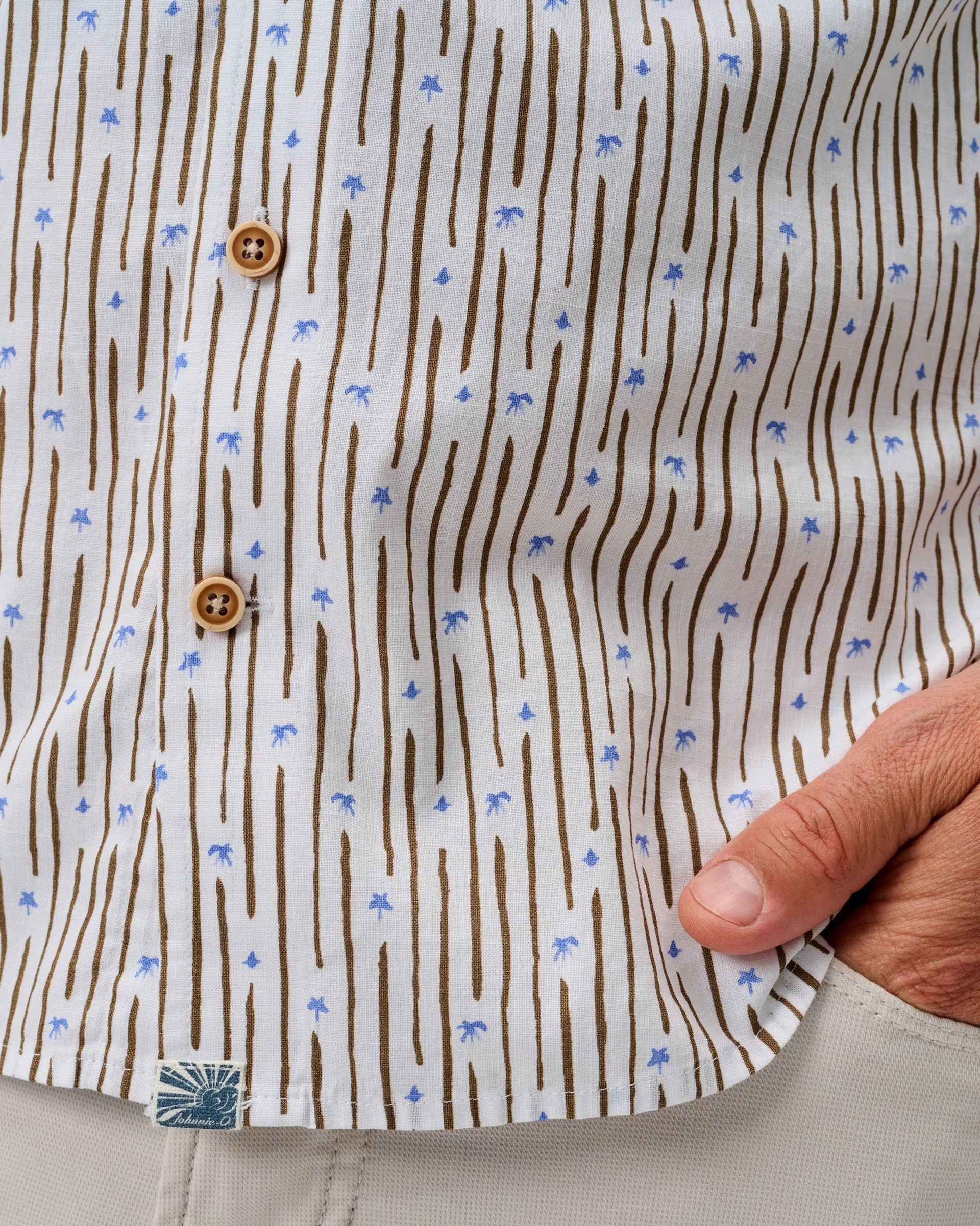 Short Sleeve Hangin' Out Button Down Shirt - Pendola sold by Johnnie-O product image thumbnail 4