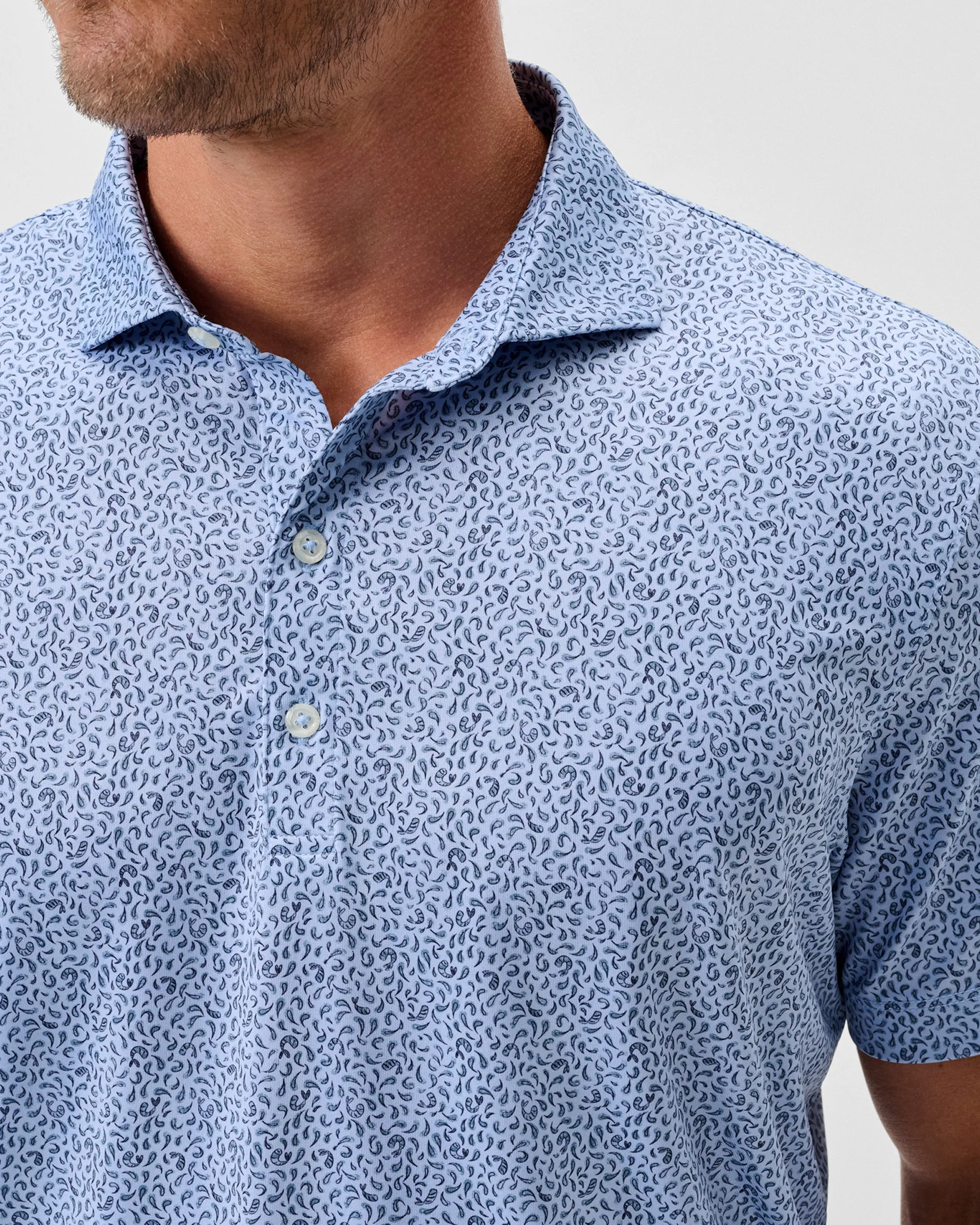 Performance Jersey Polo - Prawn sold by Johnnie-O product image thumbnail 2