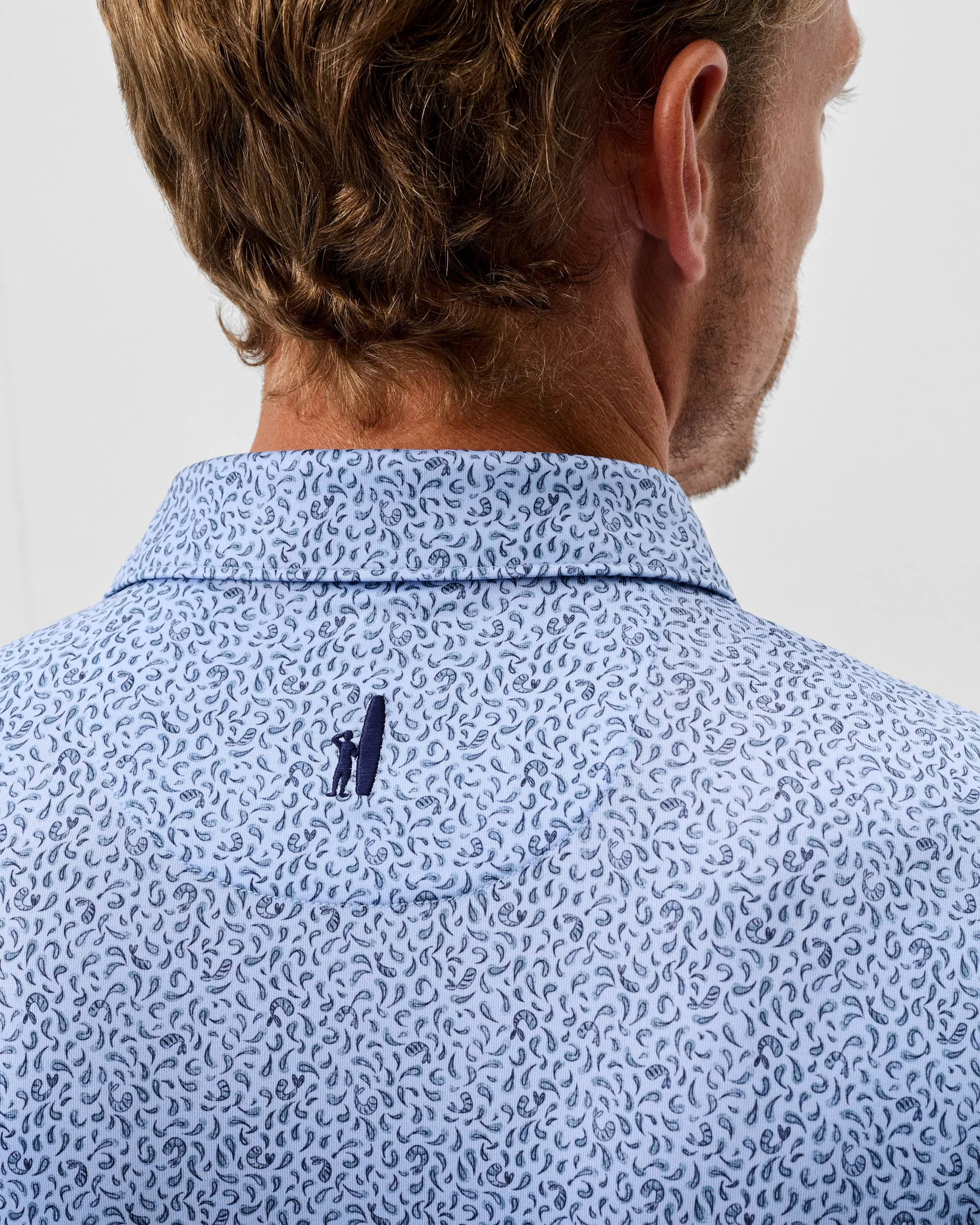 Performance Jersey Polo - Prawn sold by Johnnie-O product image thumbnail 3