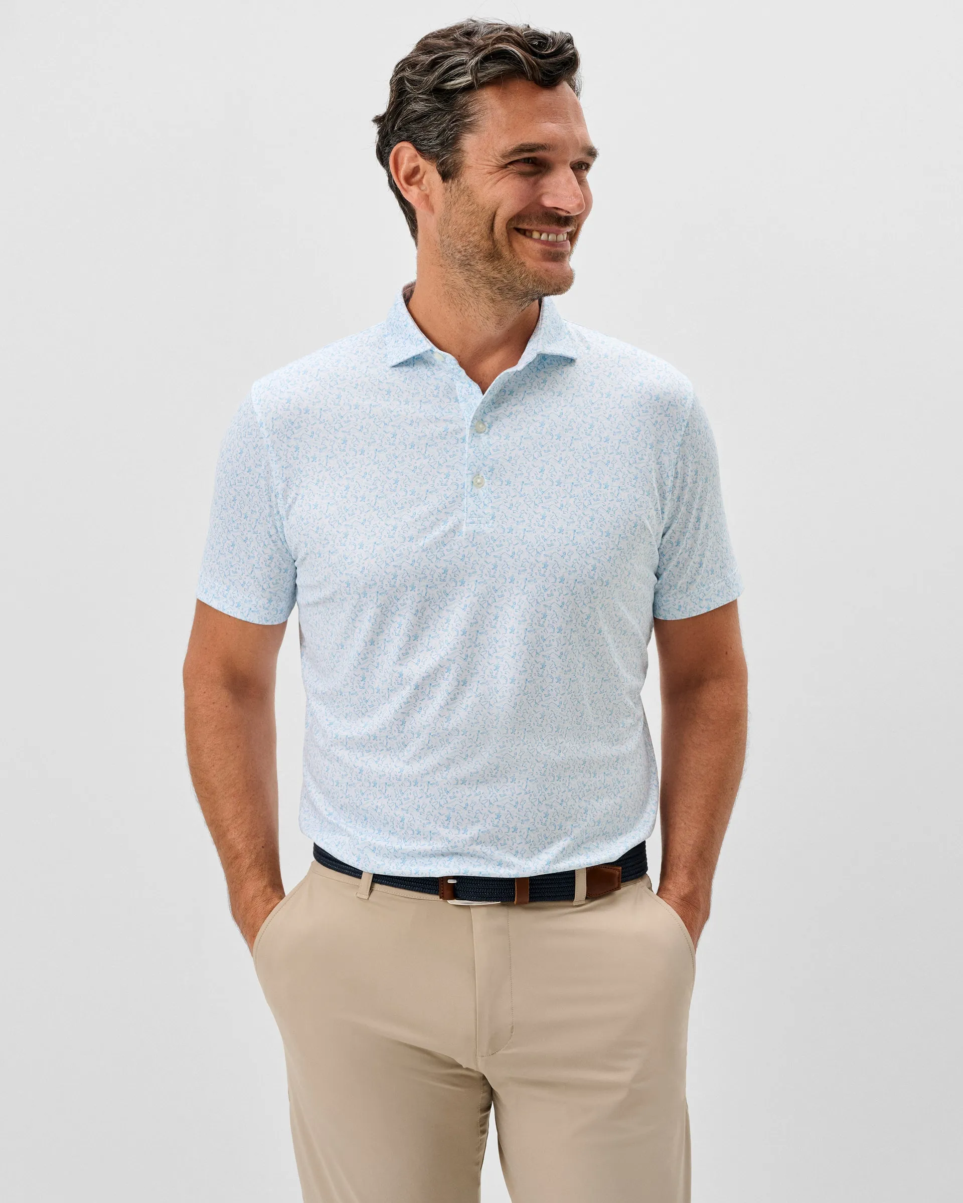 Performance Jersey Polo - Beach Break sold by Johnnie-O product image thumbnail 2