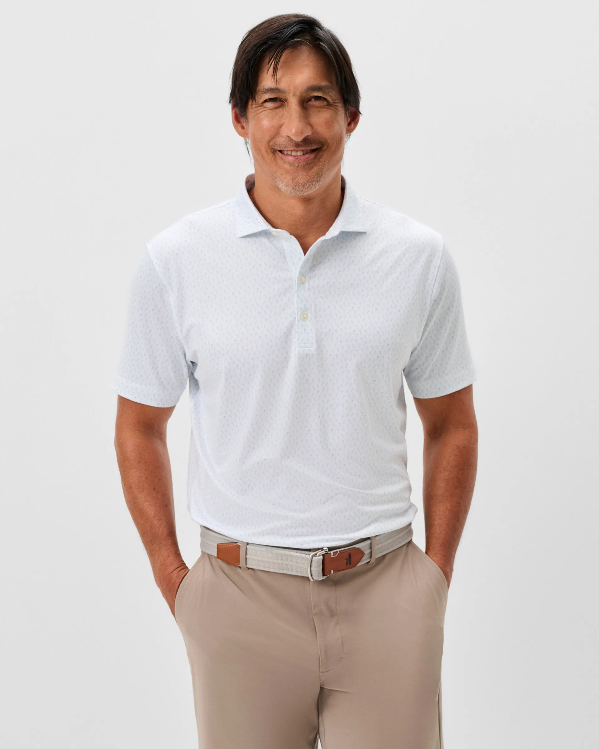 Performance Jersey Polo - Marina sold by Johnnie-O product image thumbnail 2