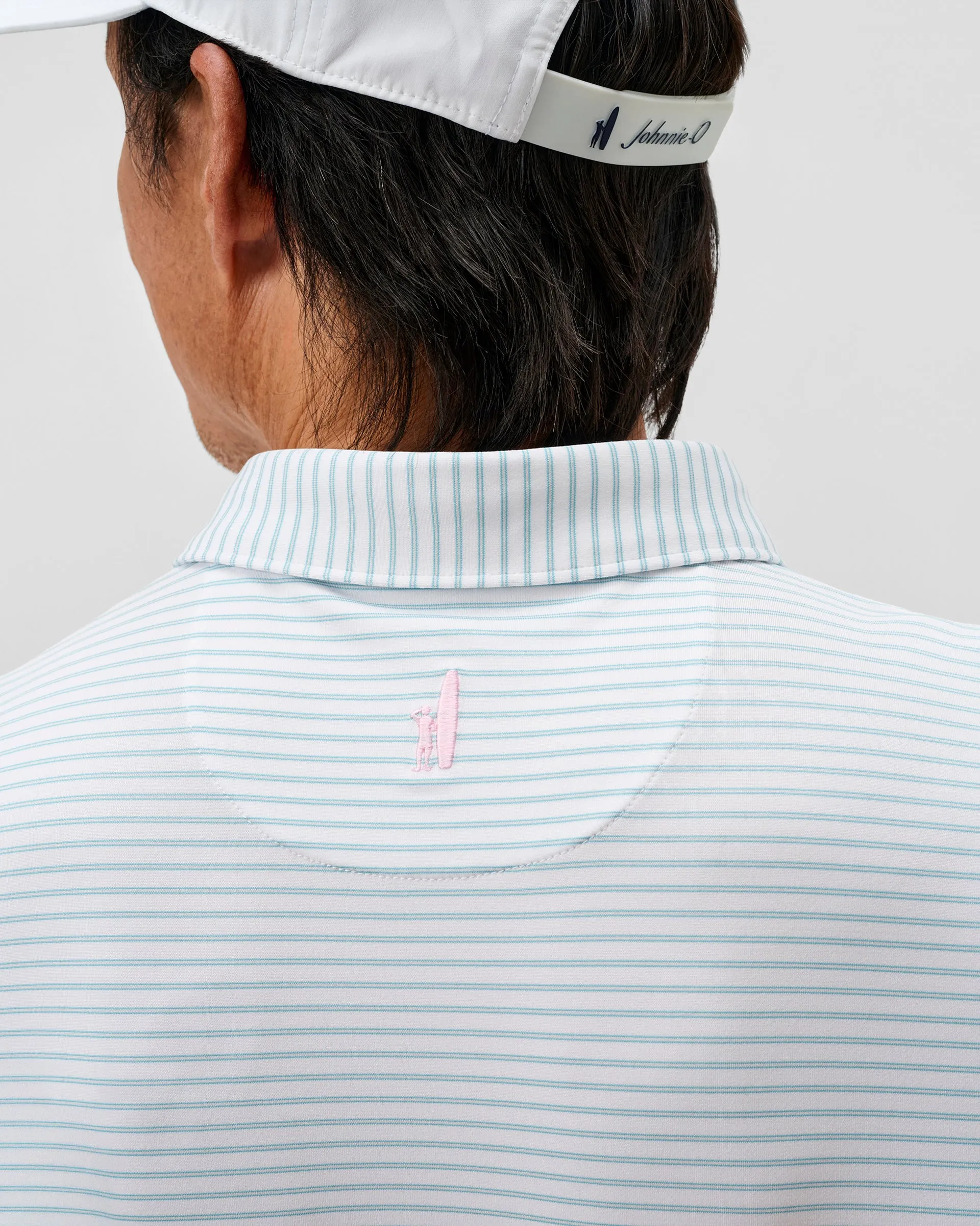 Performance Jersey Polo - Michael Stripe sold by Johnnie-O product image thumbnail 3