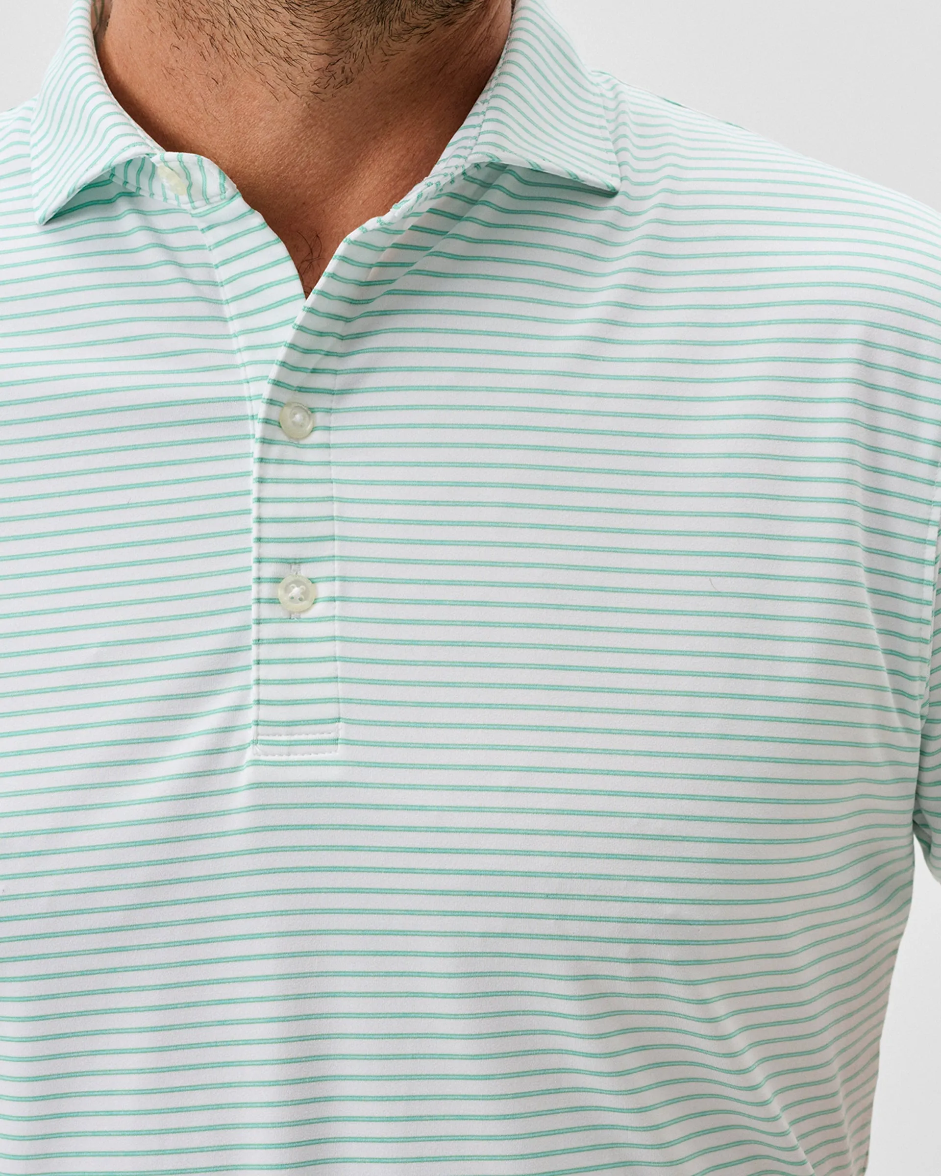 Performance Jersey Polo - Michael Stripe sold by Johnnie-O product image thumbnail 2