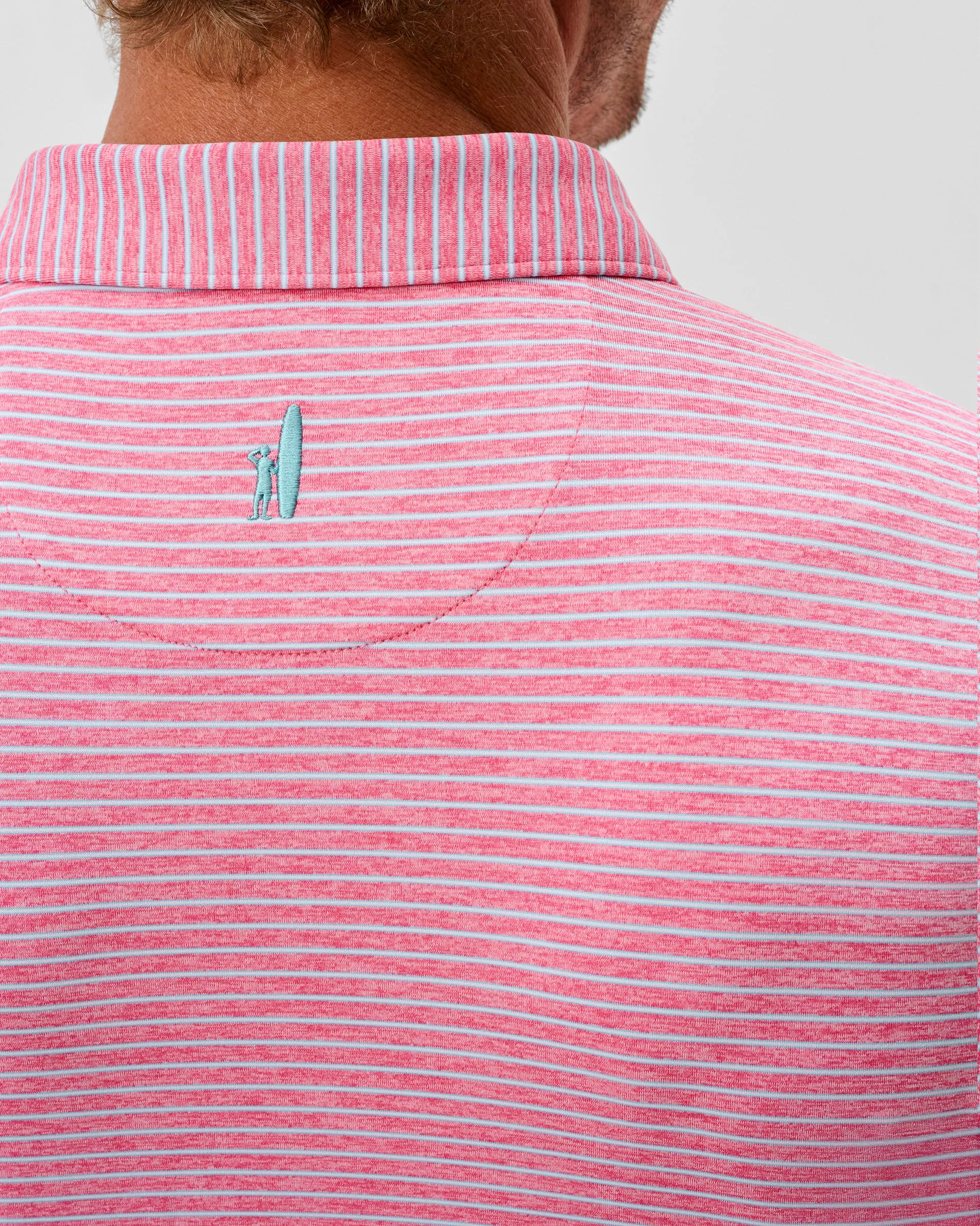 Performance Jersey Polo - Michael Stripe sold by Johnnie-O product image thumbnail 3