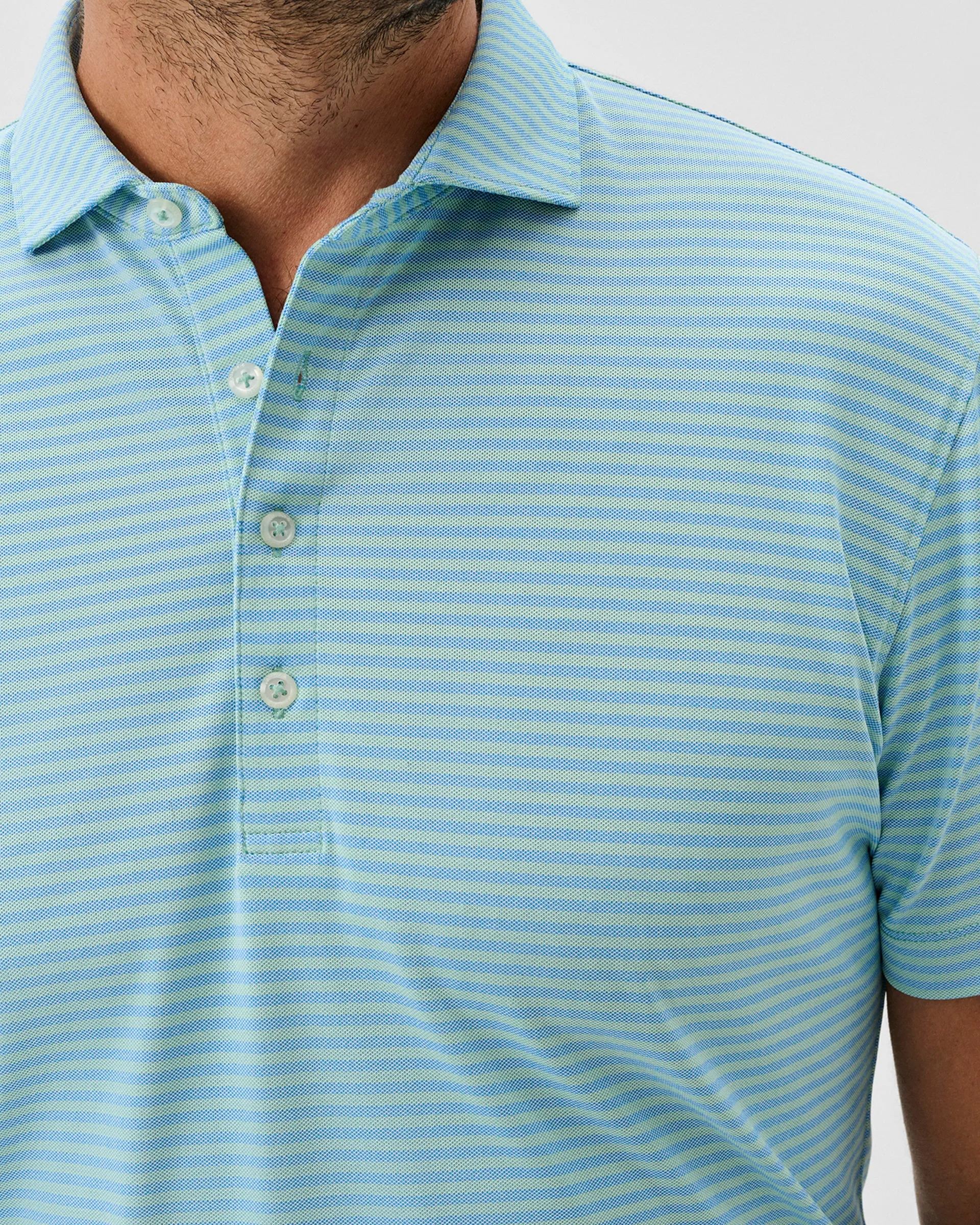 Performance Mesh Polo - Stetson Stripe sold by Johnnie-O product image thumbnail 2