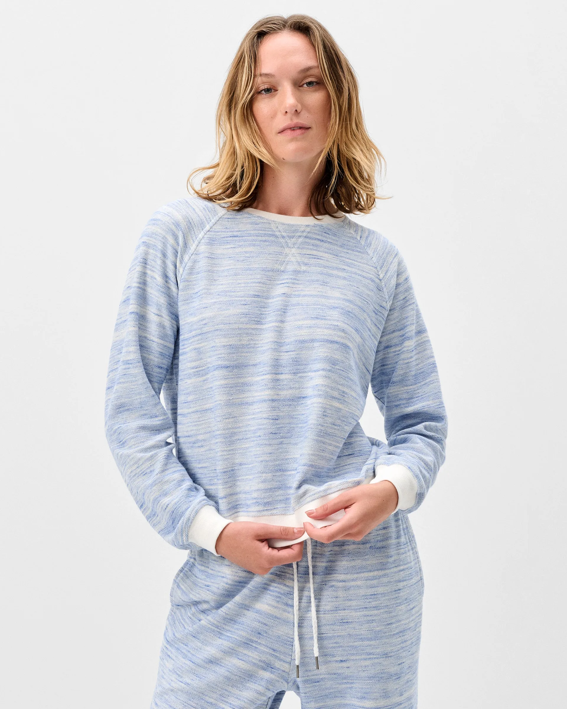Sophia Terry Crewneck sold by Johnnie-O