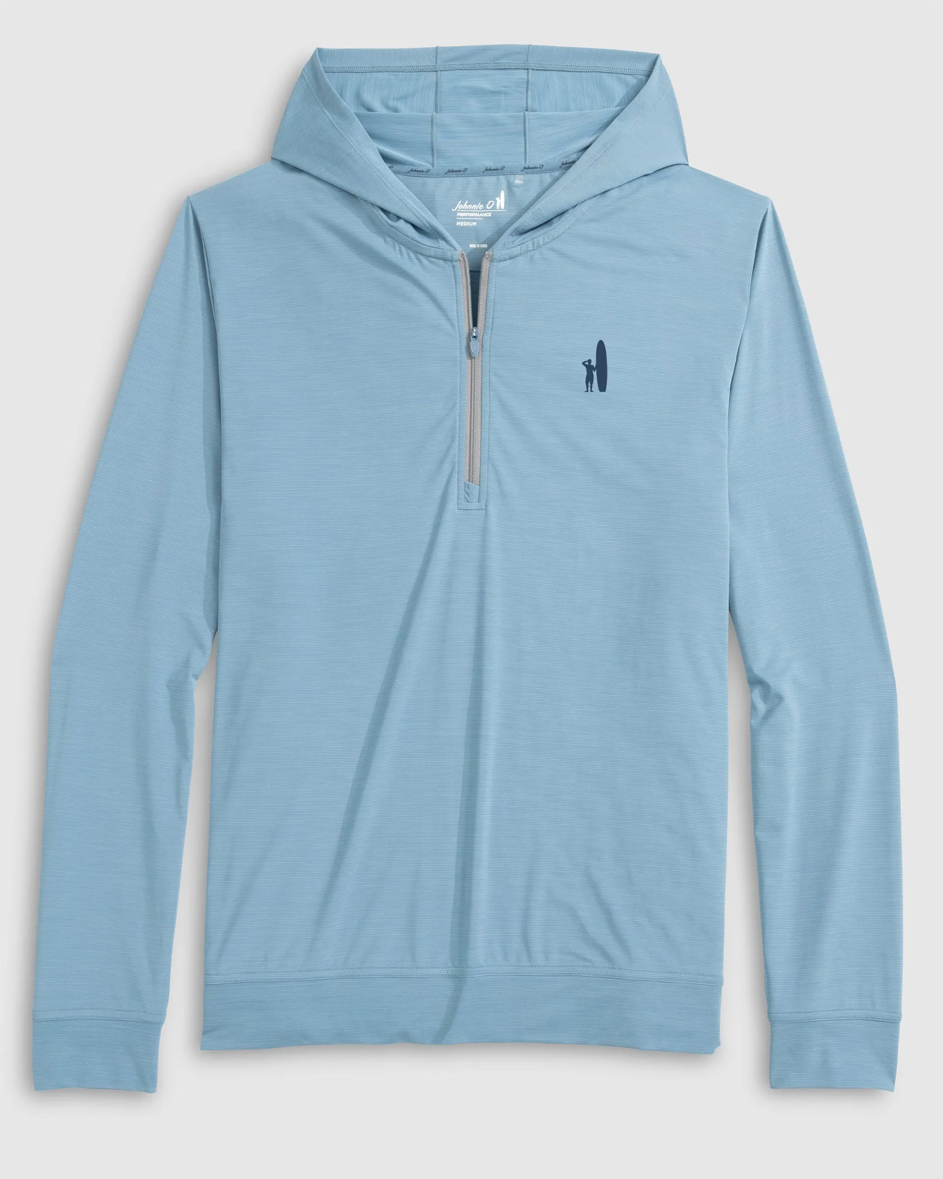 Custom Surfer Logo Bixler Performance 1/4 Zip Pullover sold by Johnnie-O product image thumbnail 3