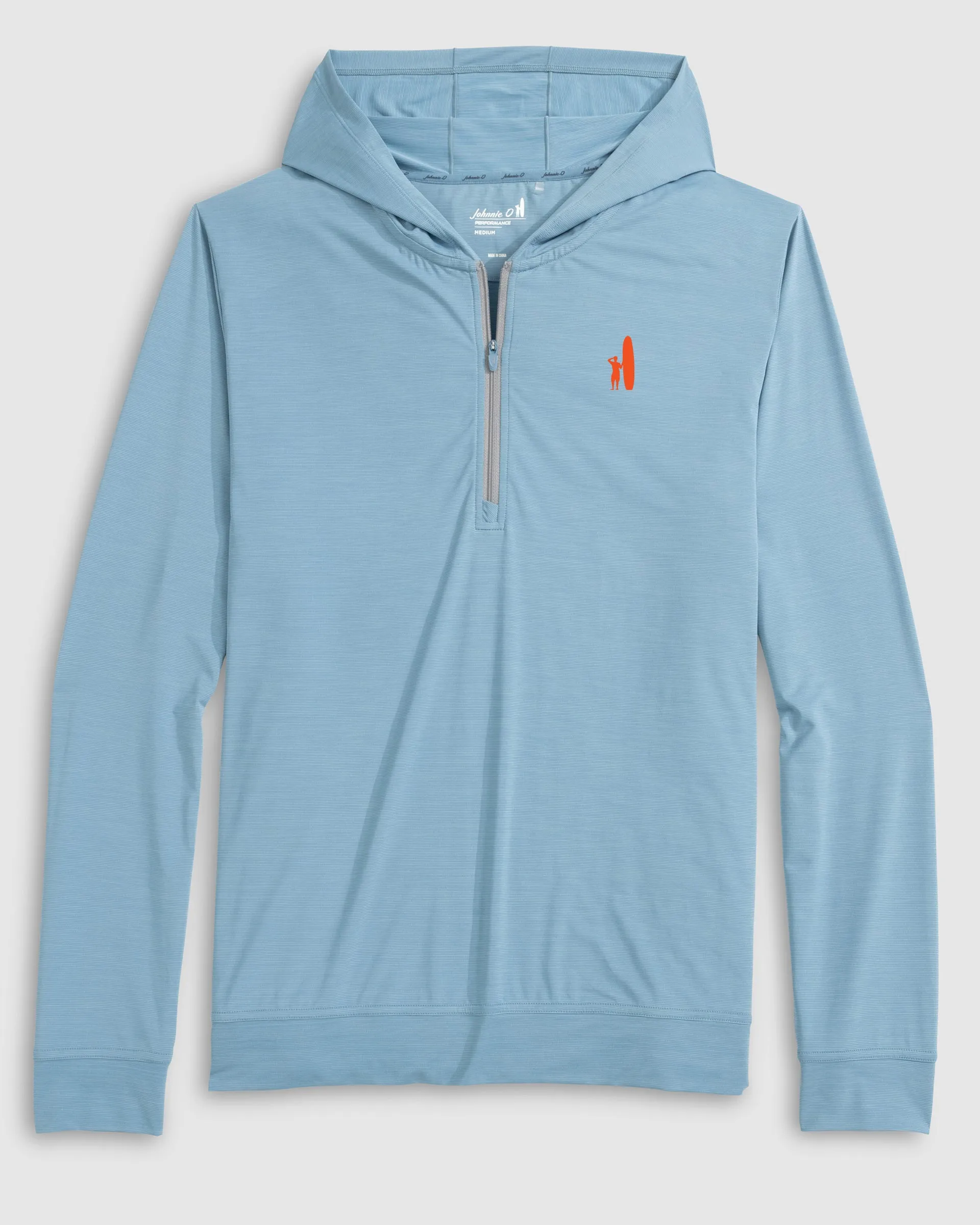Custom Surfer Logo Bixler Performance 1/4 Zip Pullover sold by Johnnie-O product image thumbnail 4