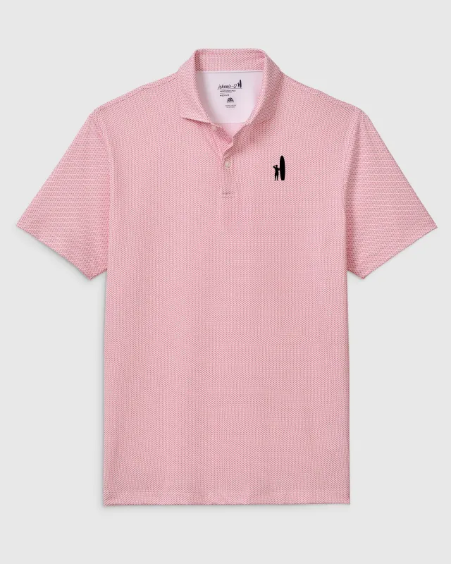 Custom Surfer Logo Performance Jersey Polo - Teo sold by Johnnie-O