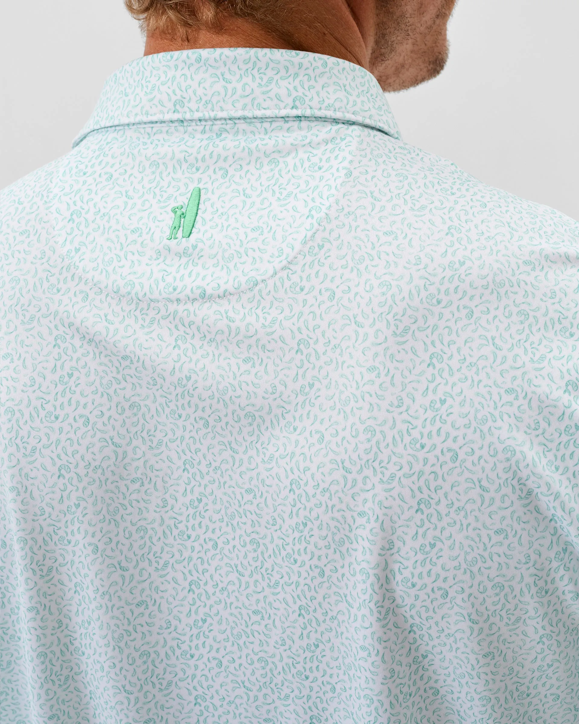 Performance Jersey Polo - Prawn sold by Johnnie-O product image thumbnail 3