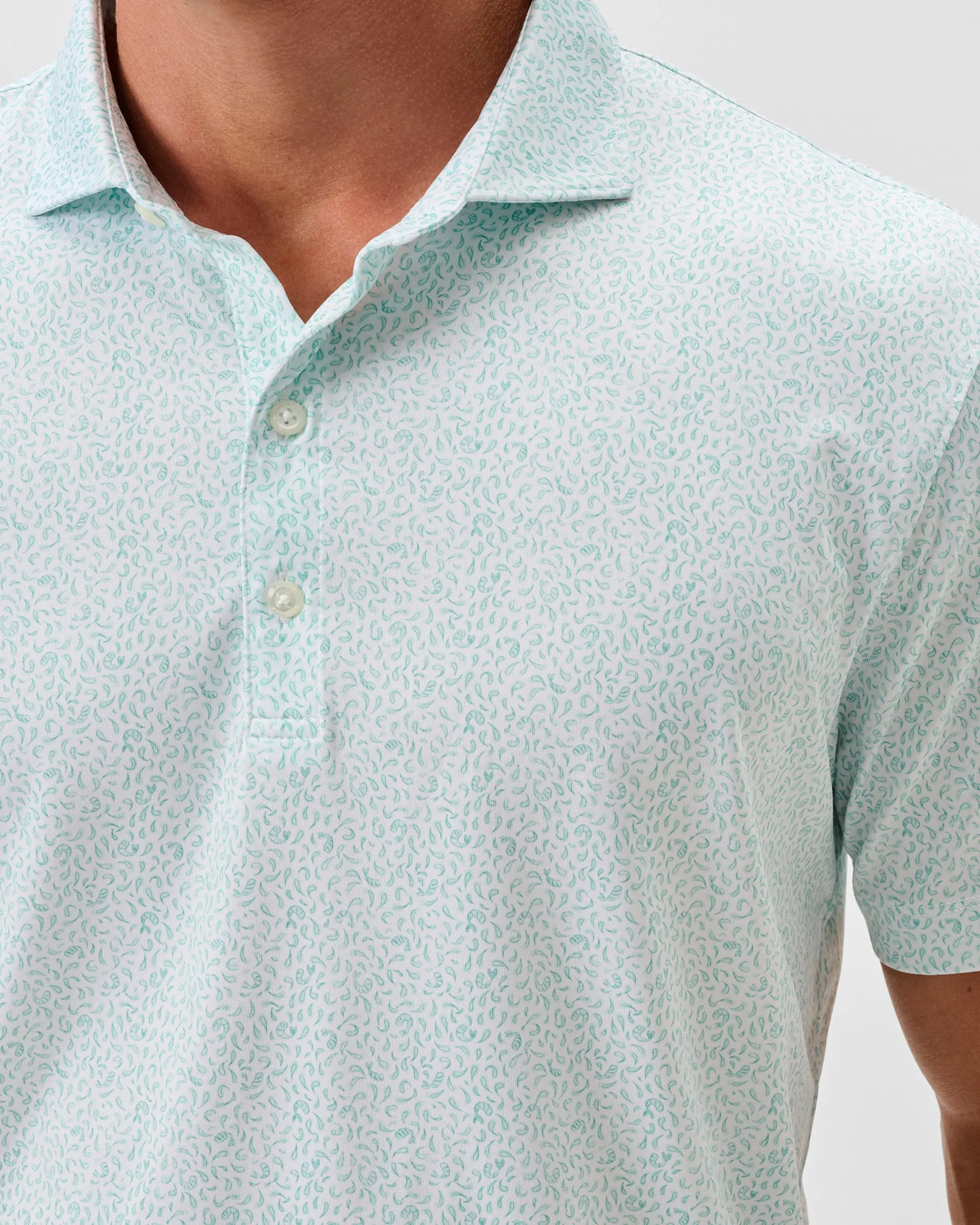 Performance Jersey Polo - Prawn sold by Johnnie-O