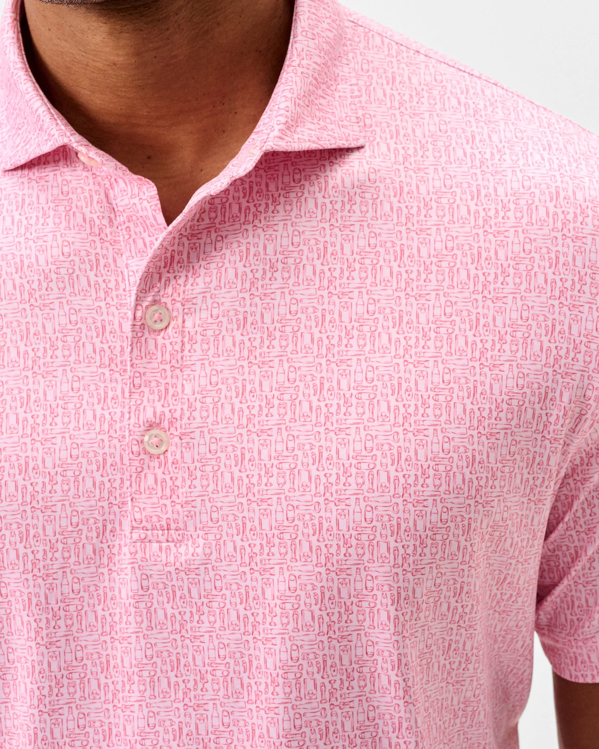 Featherweight Performance Polo - Popping Tops sold by Johnnie-O