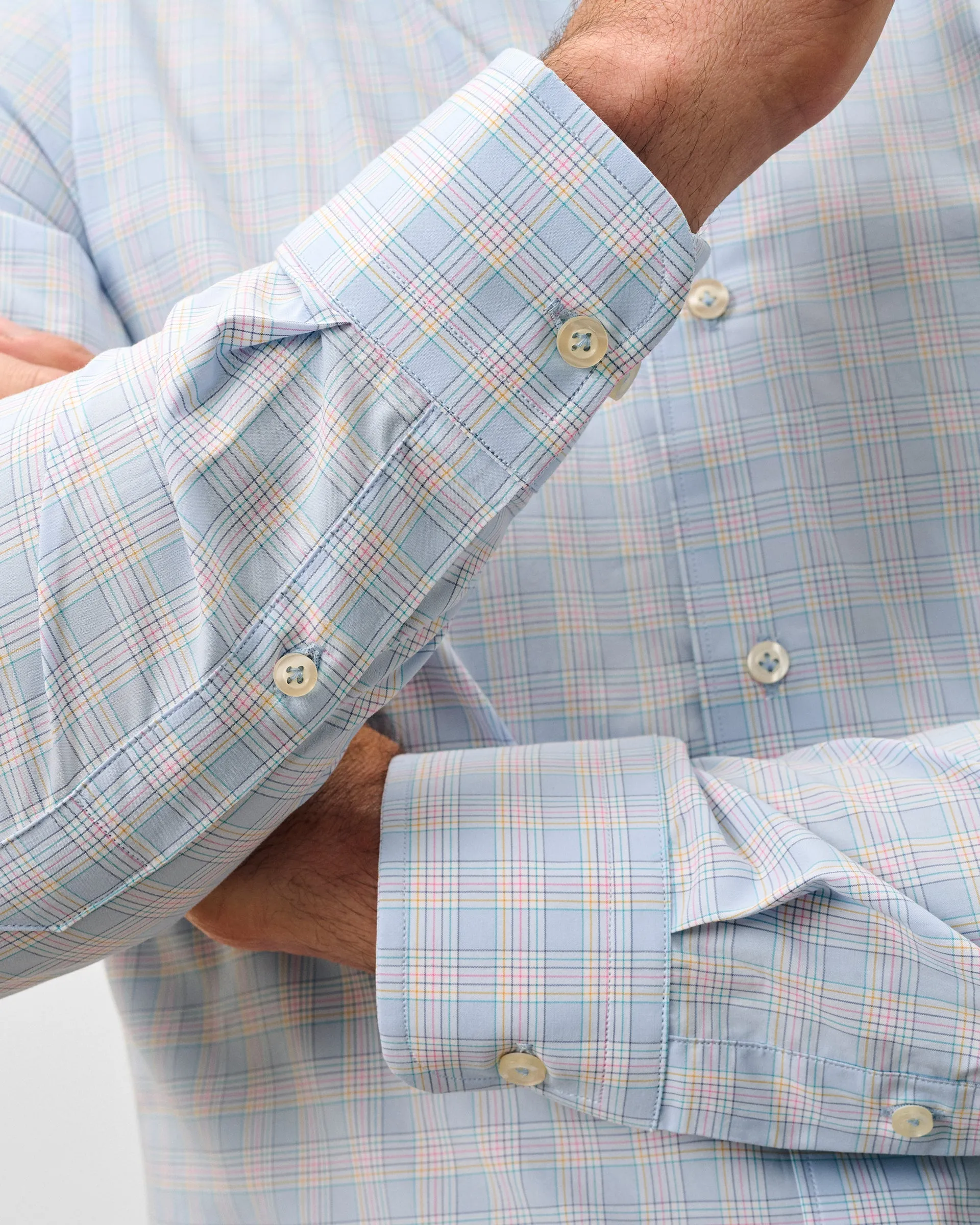 Cotton Button Down Shirt - Chadwick Pin Pane sold by Johnnie-O product image thumbnail 3