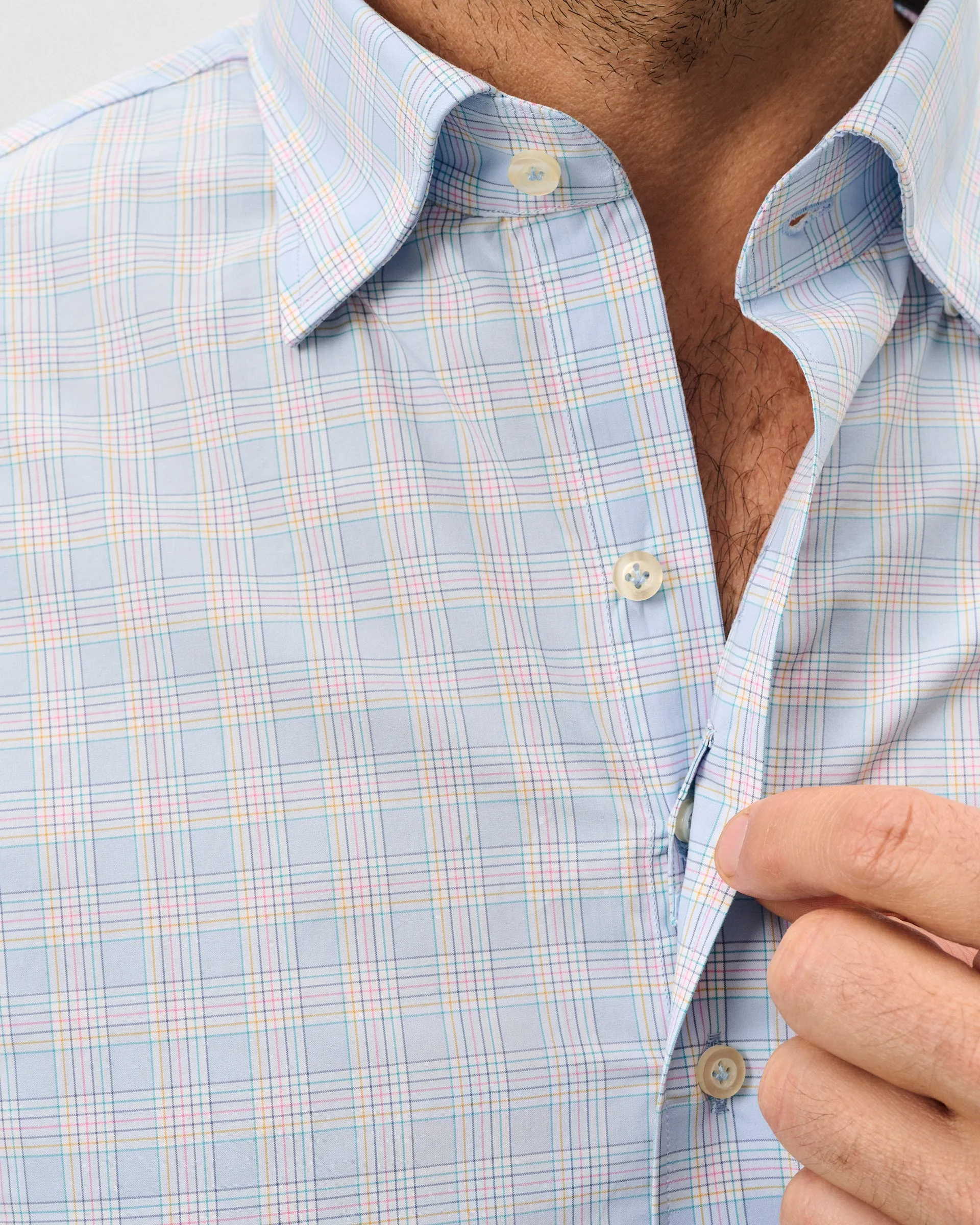 Cotton Button Down Shirt - Chadwick Pin Pane sold by Johnnie-O product image thumbnail 2