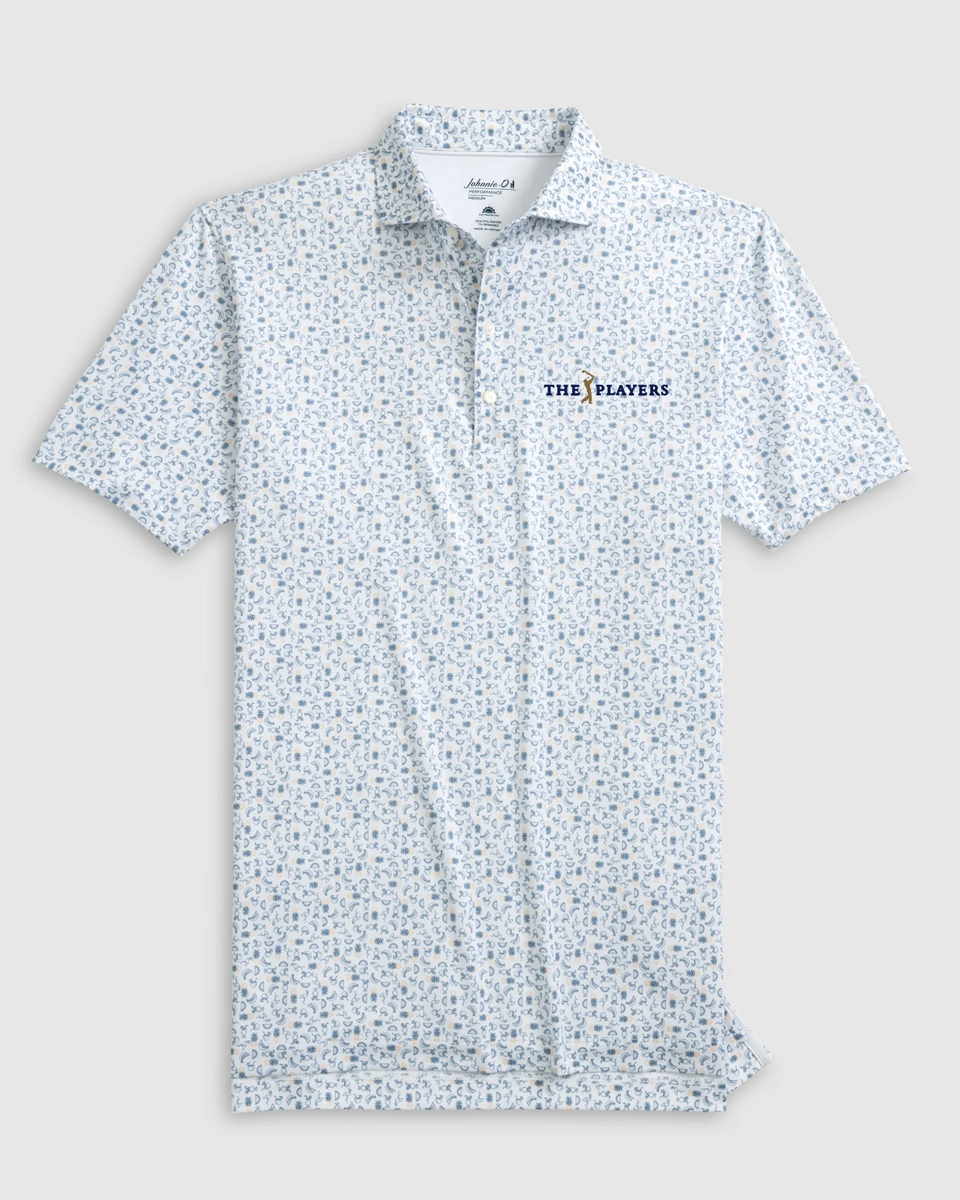 The PLAYERS Championship Cabana Bar Performance Jersey Polo sold by Johnnie-O