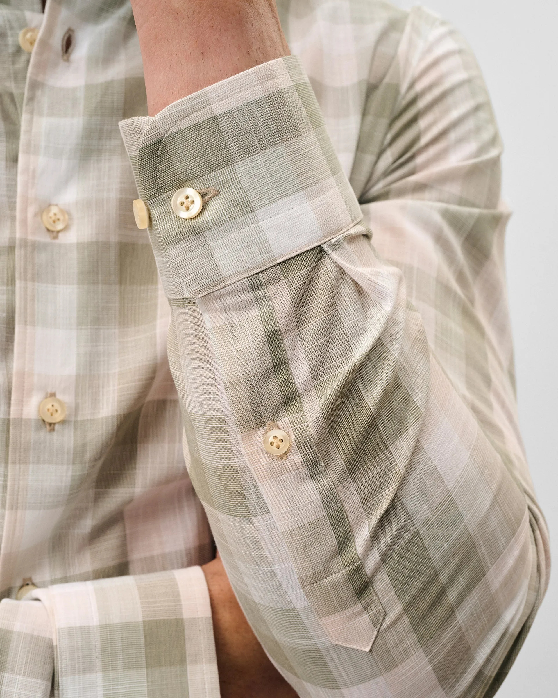 Cotton Button Down Shirt - Umstead Plaid sold by Johnnie-O product image thumbnail 3