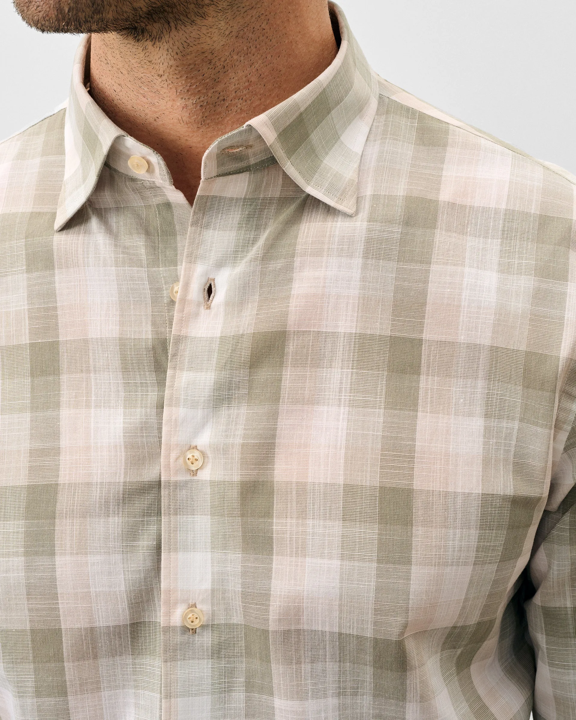 Cotton Button Down Shirt - Umstead Plaid sold by Johnnie-O product image thumbnail 2