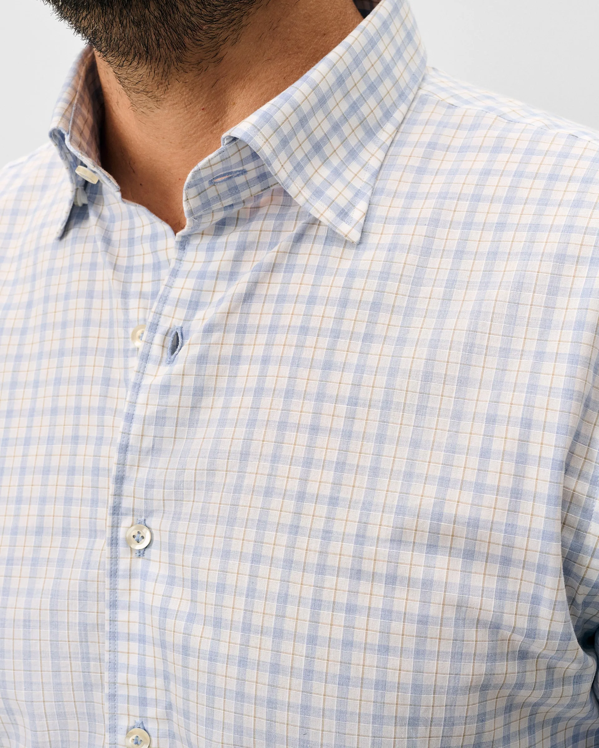Cotton Button Down Shirt - Trauber Tattersall sold by Johnnie-O product image thumbnail 2