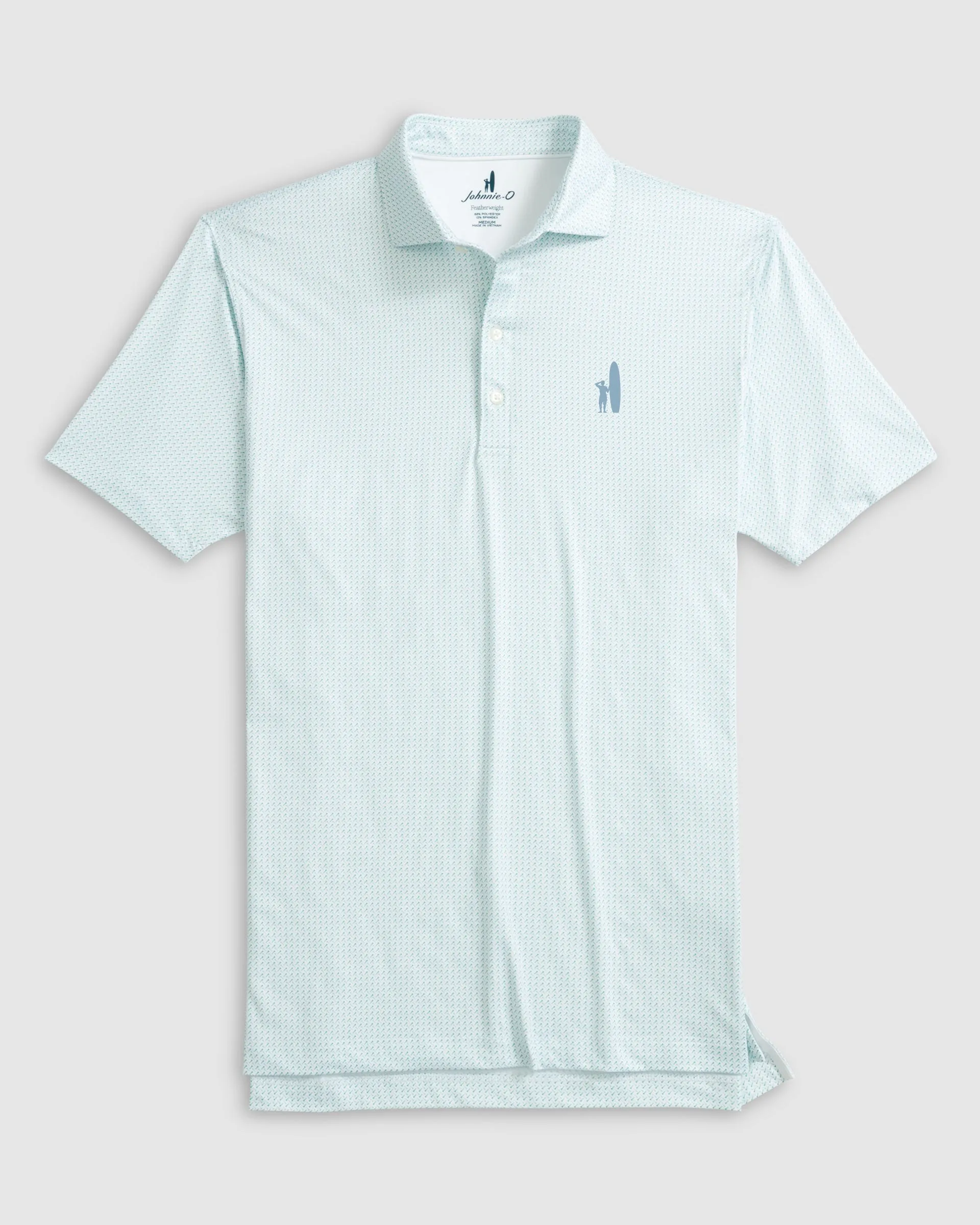 Custom Surfer Logo Featherweight Performance Polo - Tee Party sold by Johnnie-O product image thumbnail 2