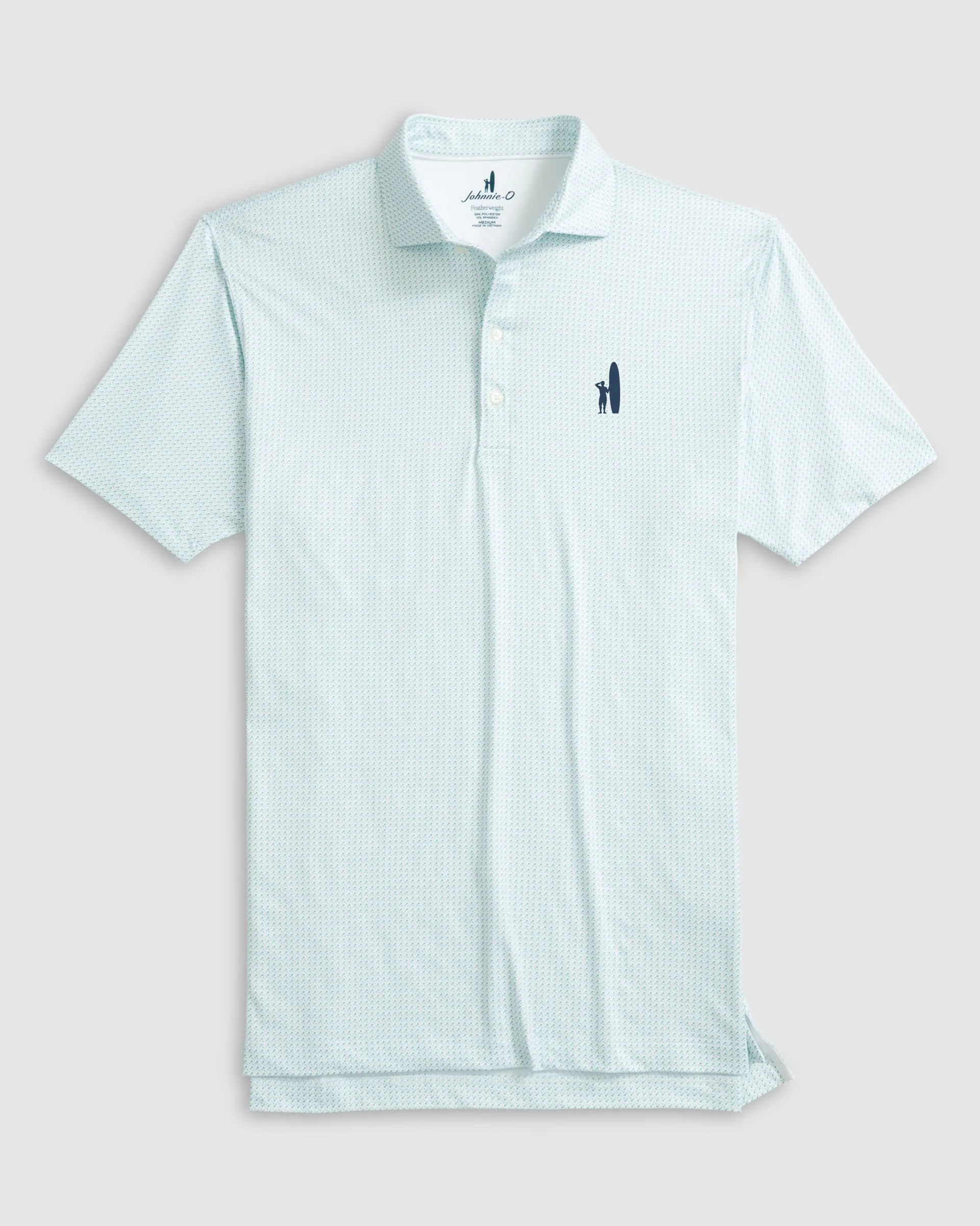 Custom Surfer Logo Featherweight Performance Polo - Tee Party sold by Johnnie-O product image thumbnail 3