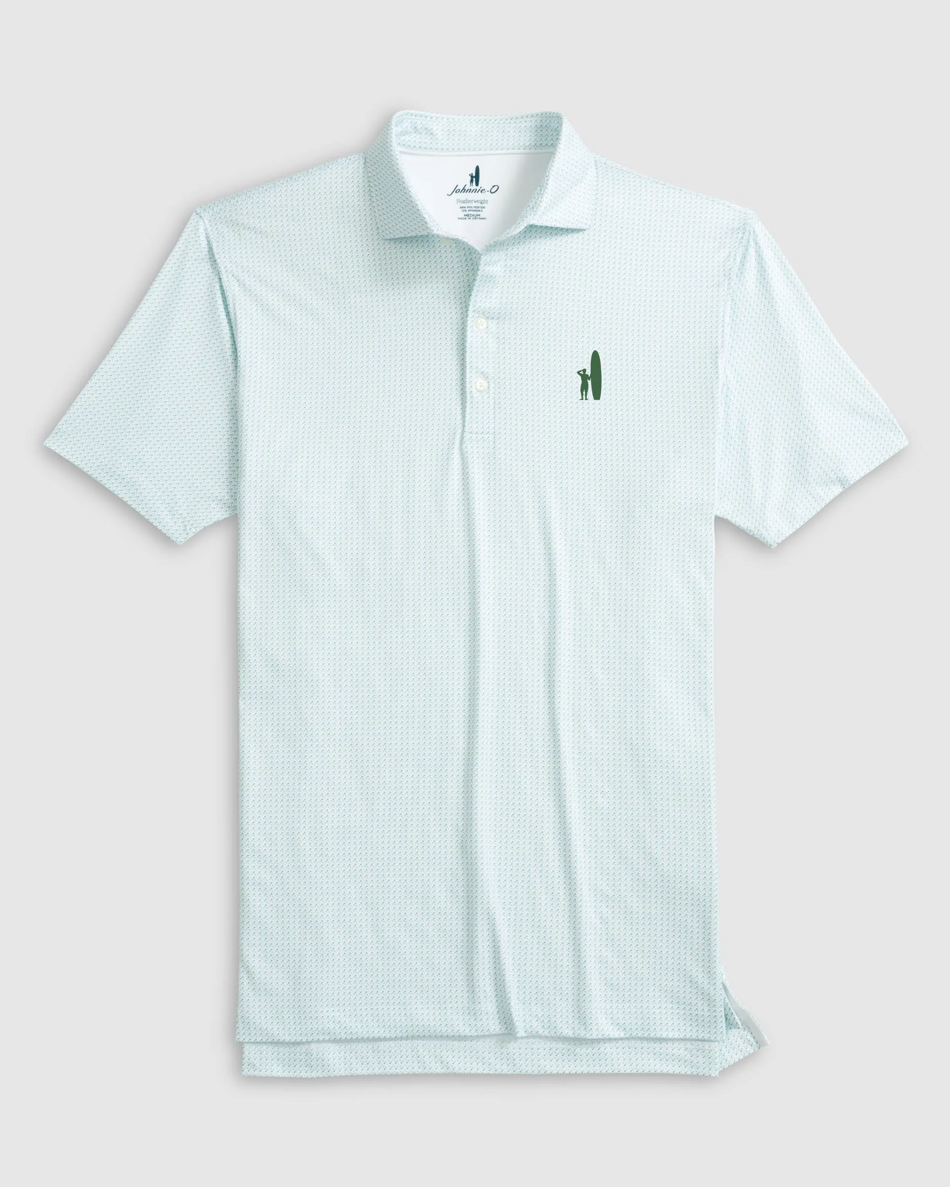 Custom Surfer Logo Featherweight Performance Polo - Tee Party sold by Johnnie-O