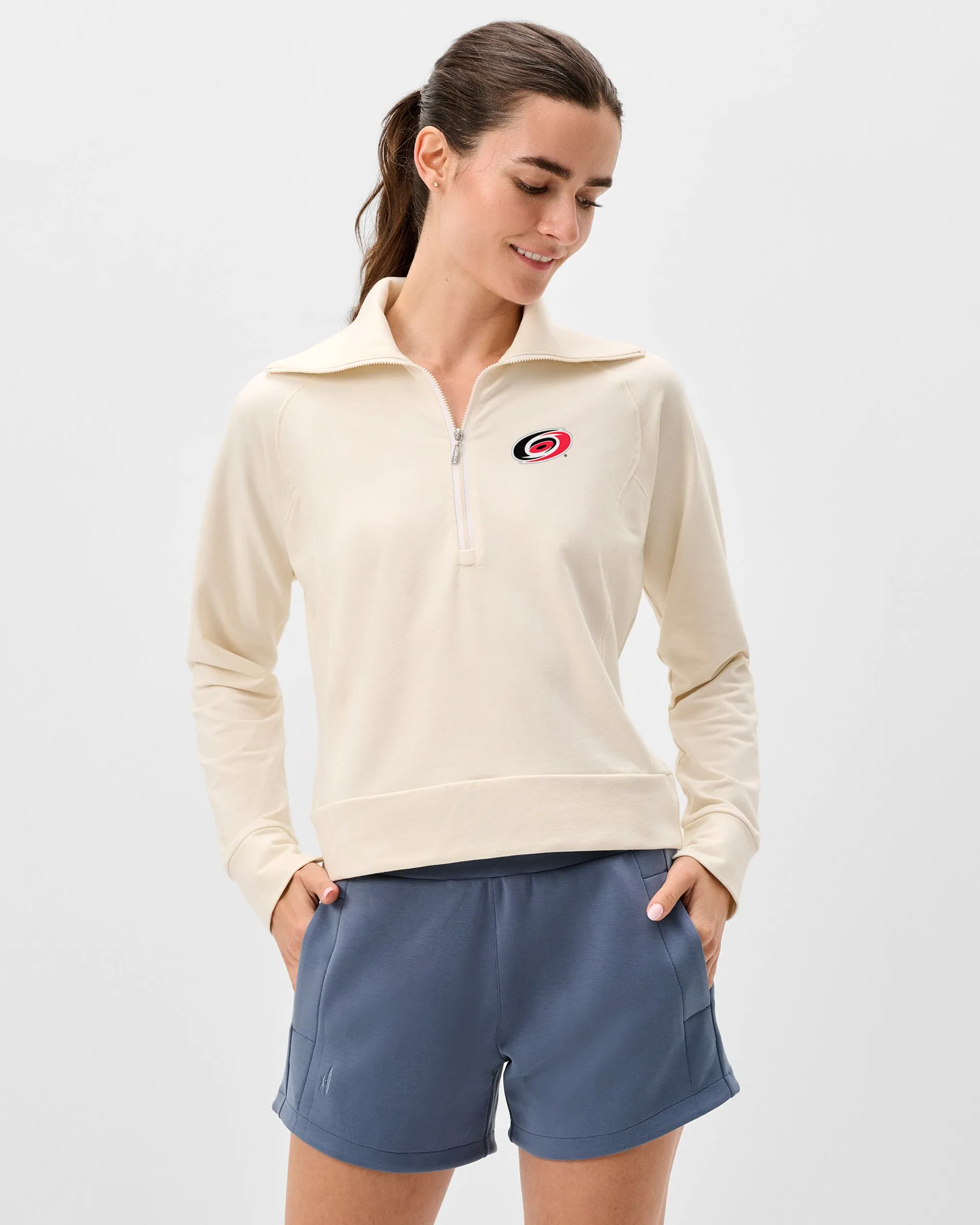 Women's Carolina Hurricanes Eliza 1/2 Zip sold by Johnnie-O product image thumbnail 3