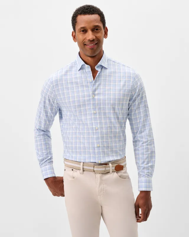 Everyday Performance Button Down Shirt - Rafael Multi Pane sold by Johnnie-O