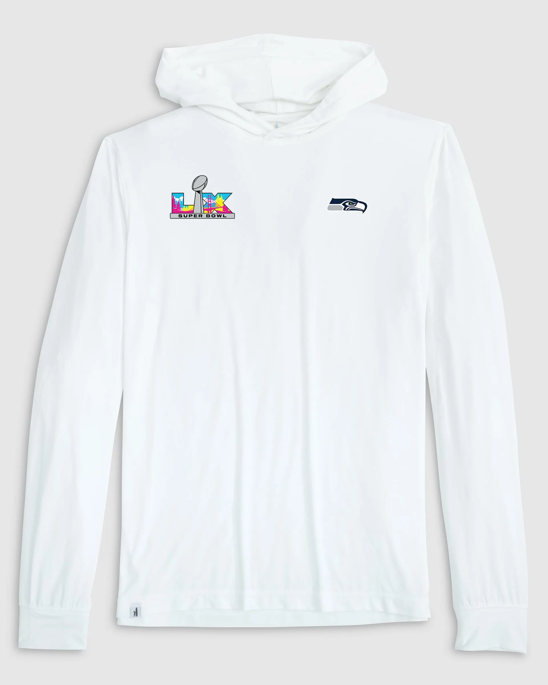 Seattle Seahawks Talon Featherweight Performance Hoodie - Super Bowl LX Logo sold by Johnnie-O product image thumbnail 2