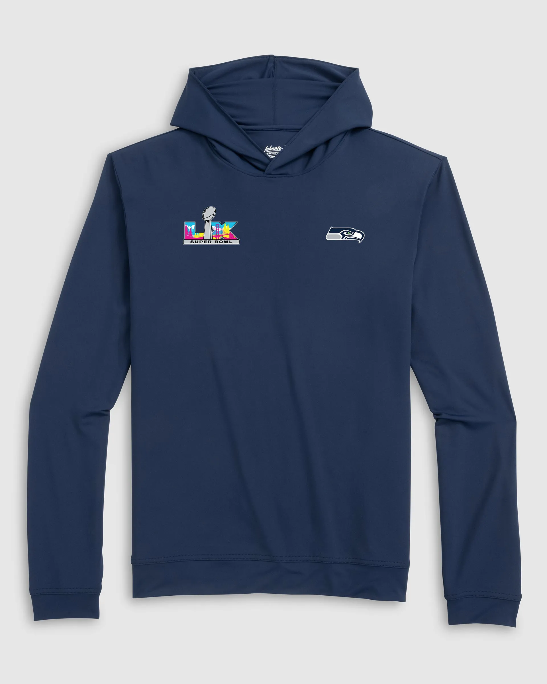 Seattle Seahawks Motion Performance Hoodie - Super Bowl LX Logo sold by Johnnie-O product image thumbnail 3