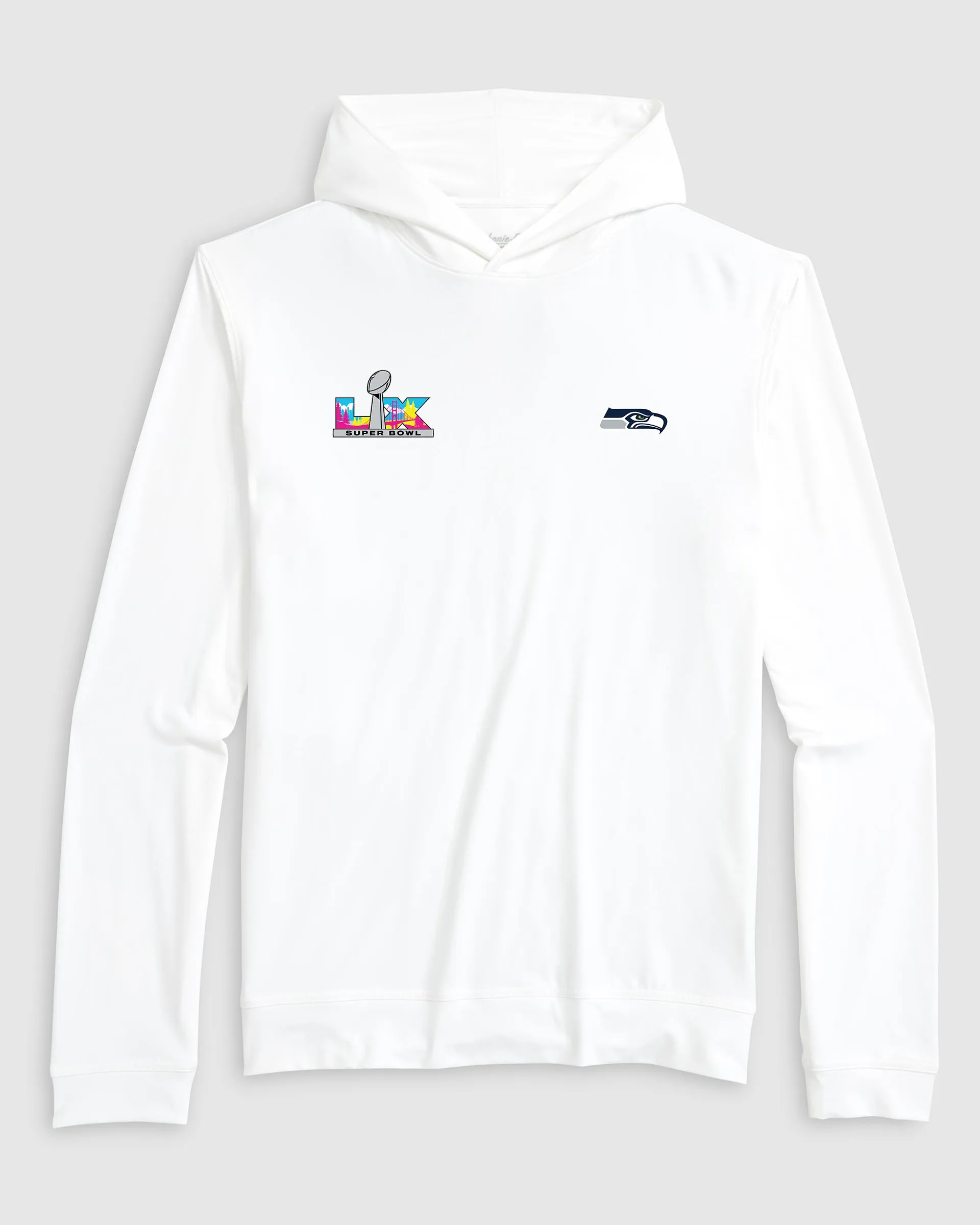 Seattle Seahawks Motion Performance Hoodie - Super Bowl LX Logo sold by Johnnie-O product image thumbnail 2