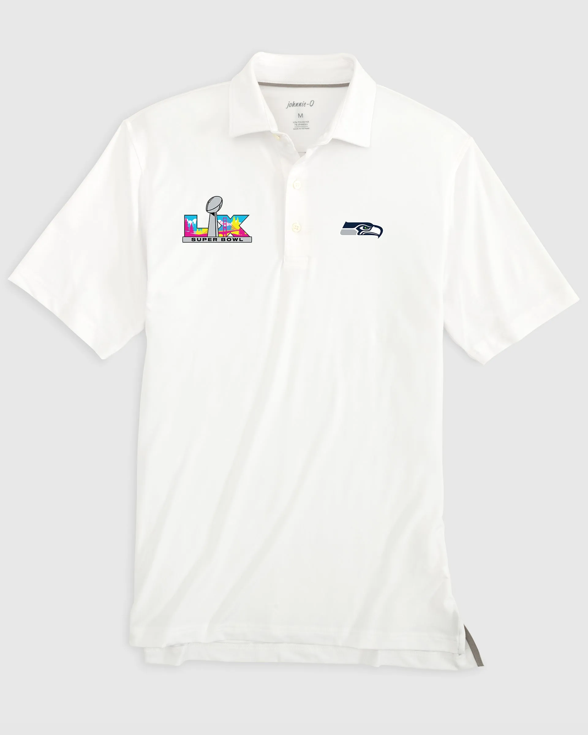 Seattle Seahawks Birdie Performance Jersey Polo - Super Bowl LX Logo sold by Johnnie-O