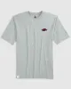 Arkansas Heathered Spencer Cotton T-Shirt sold by Johnnie-O