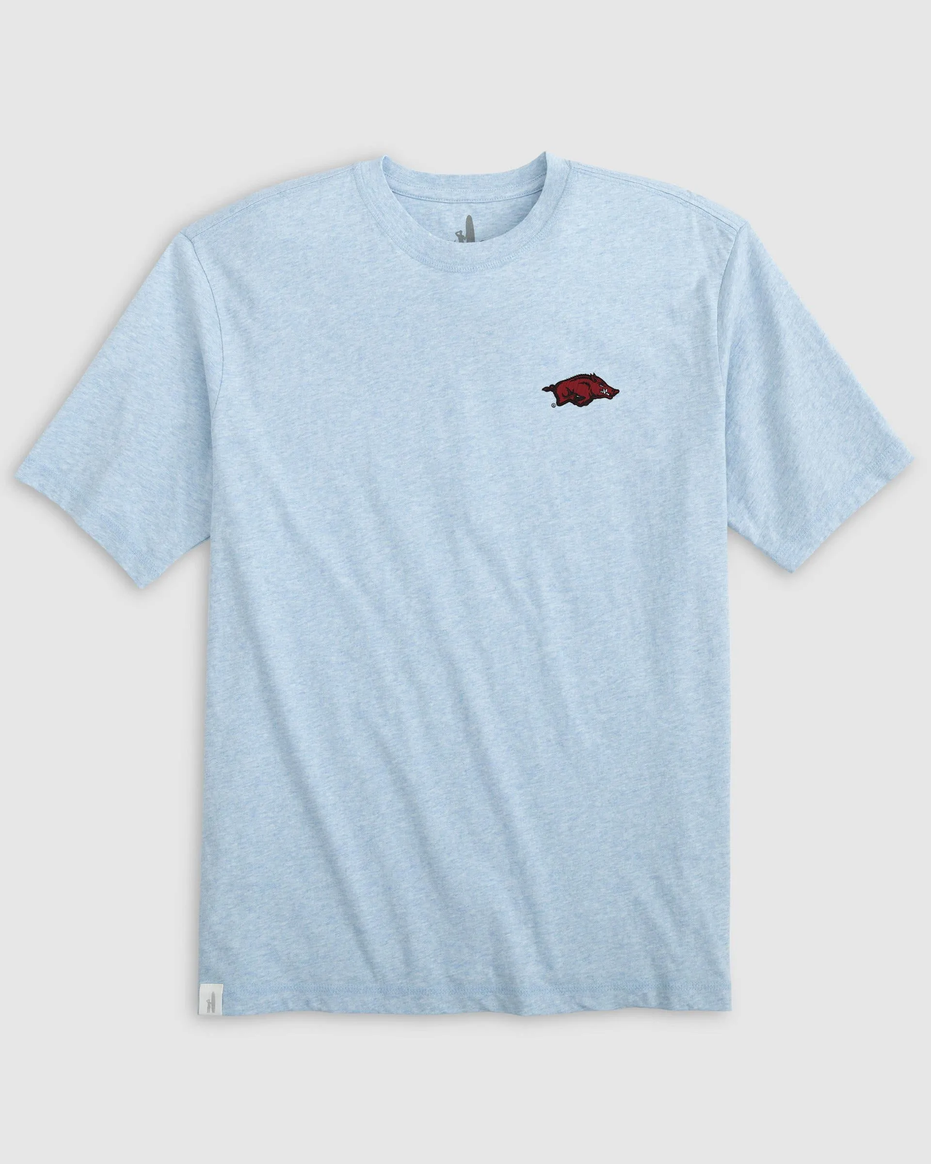 University of Arkansas Heathered Spencer Cotton T-Shirt sold by Johnnie-O product image thumbnail 2