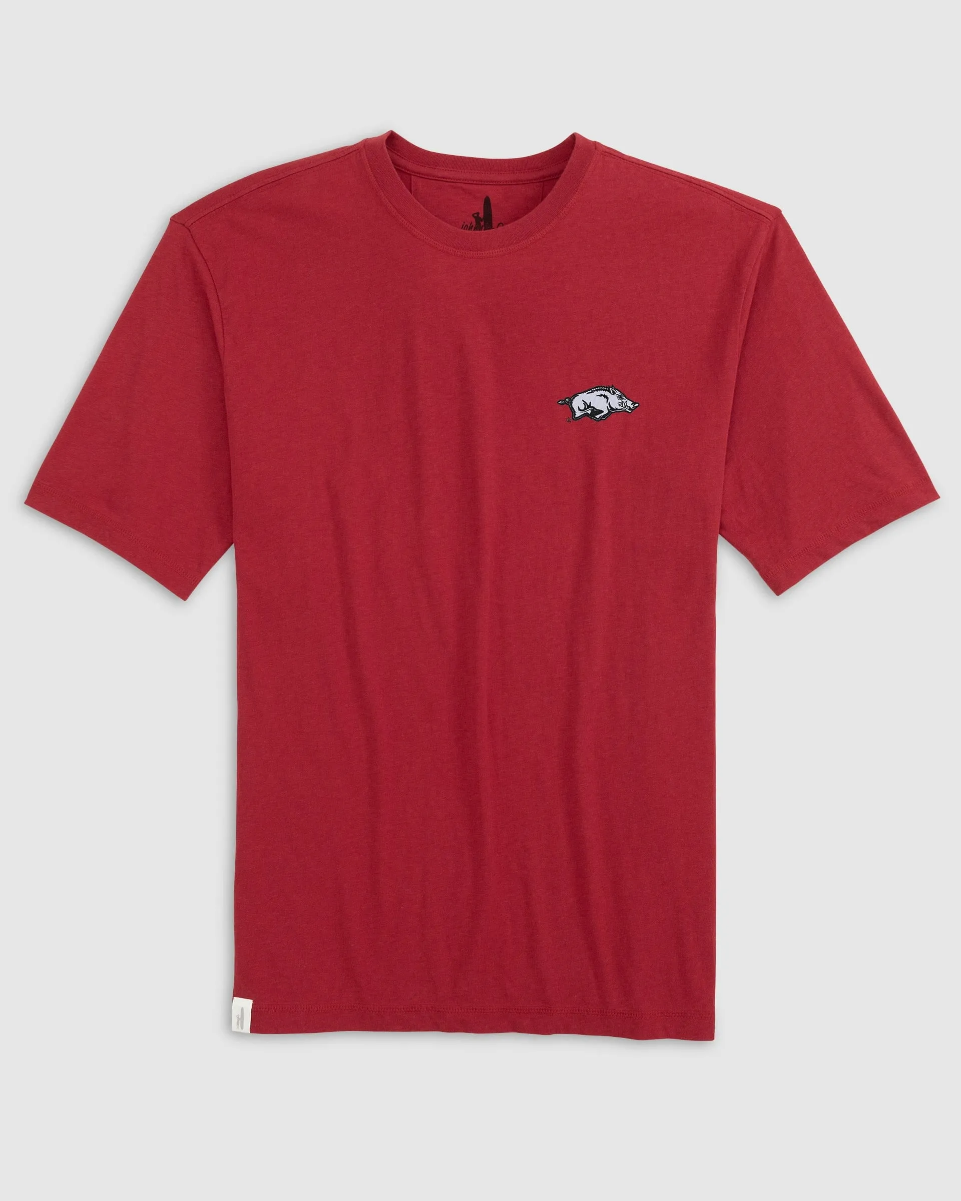 University of Arkansas Heathered Spencer Cotton T-Shirt sold by Johnnie-O product image thumbnail 3