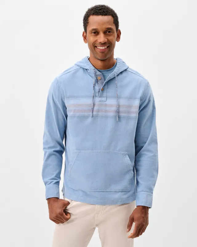 Dorn Washed Corduroy Hoodie made by Johnnie-O