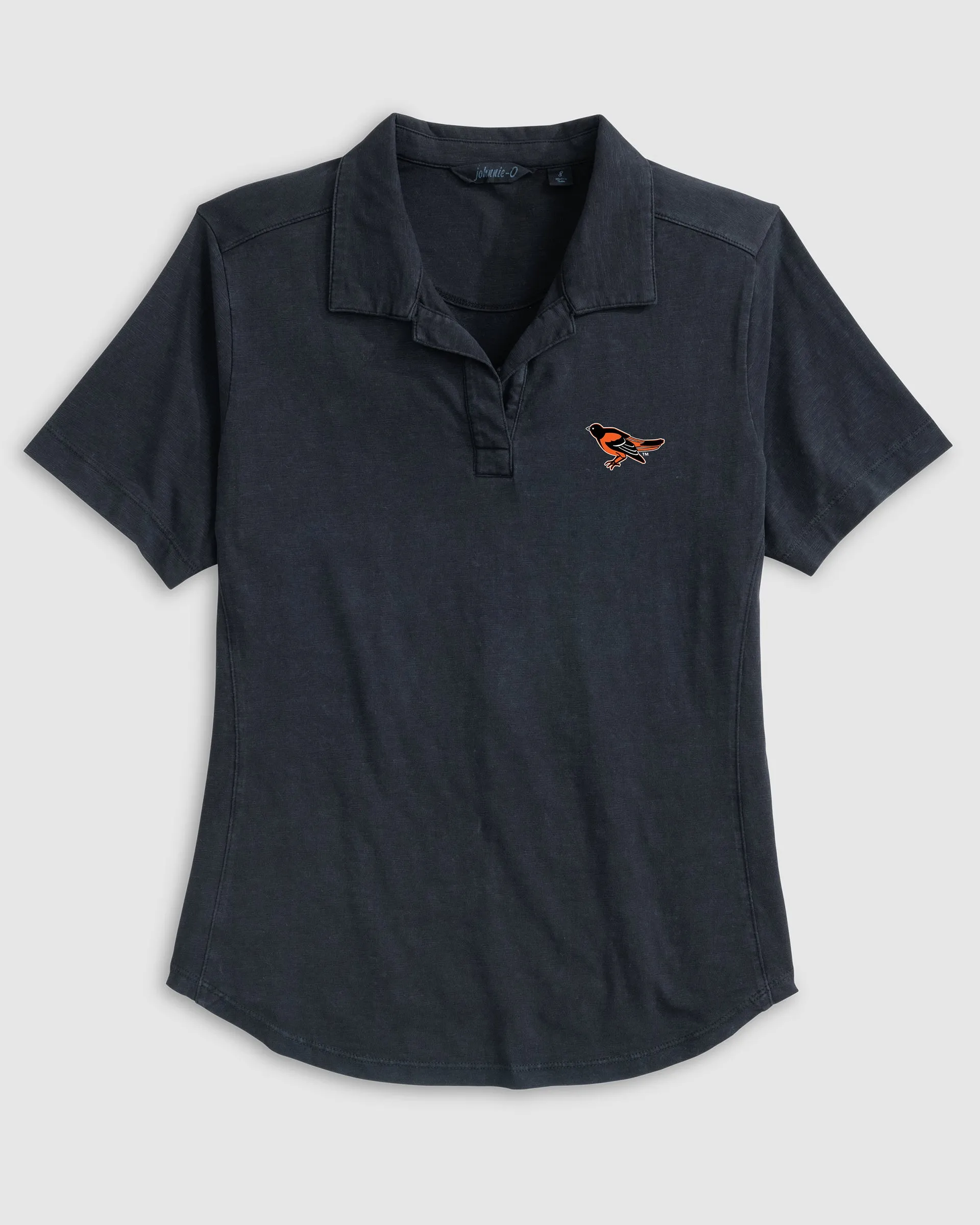 Women's Baltimore Orioles Coastal Wash Polo - Cooperstown Logo sold by Johnnie-O
