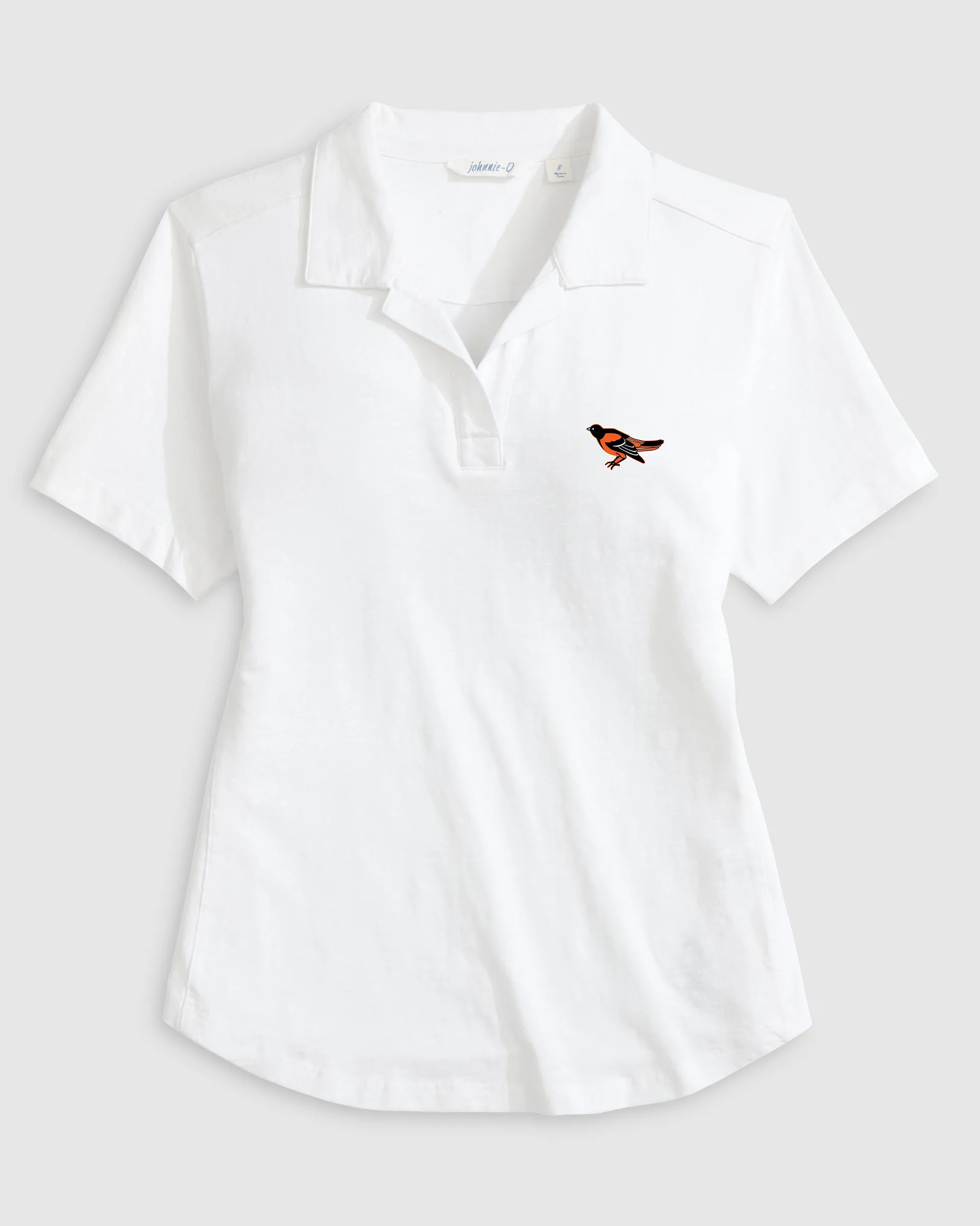 Women's Baltimore Orioles Coastal Wash Polo - Cooperstown Logo sold by Johnnie-O product image thumbnail 3