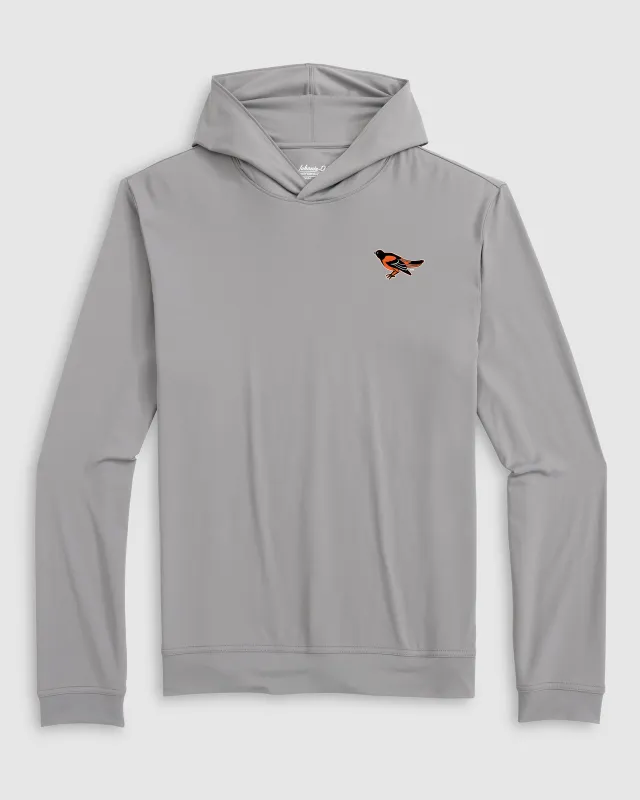 Baltimore Orioles Motion Performance Hoodie - Cooperstown Logo made by Johnnie-O