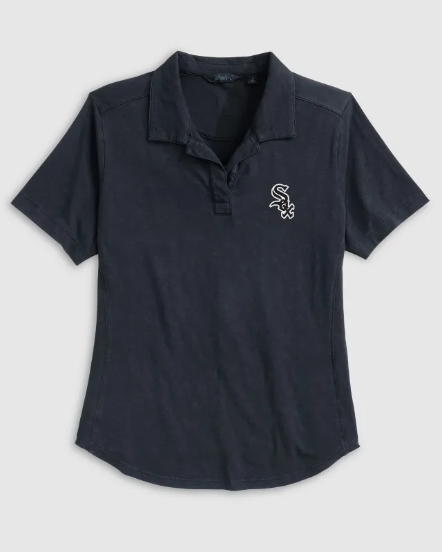 Women's Chicago White Sox Coastal Wash Polo made by Johnnie-O